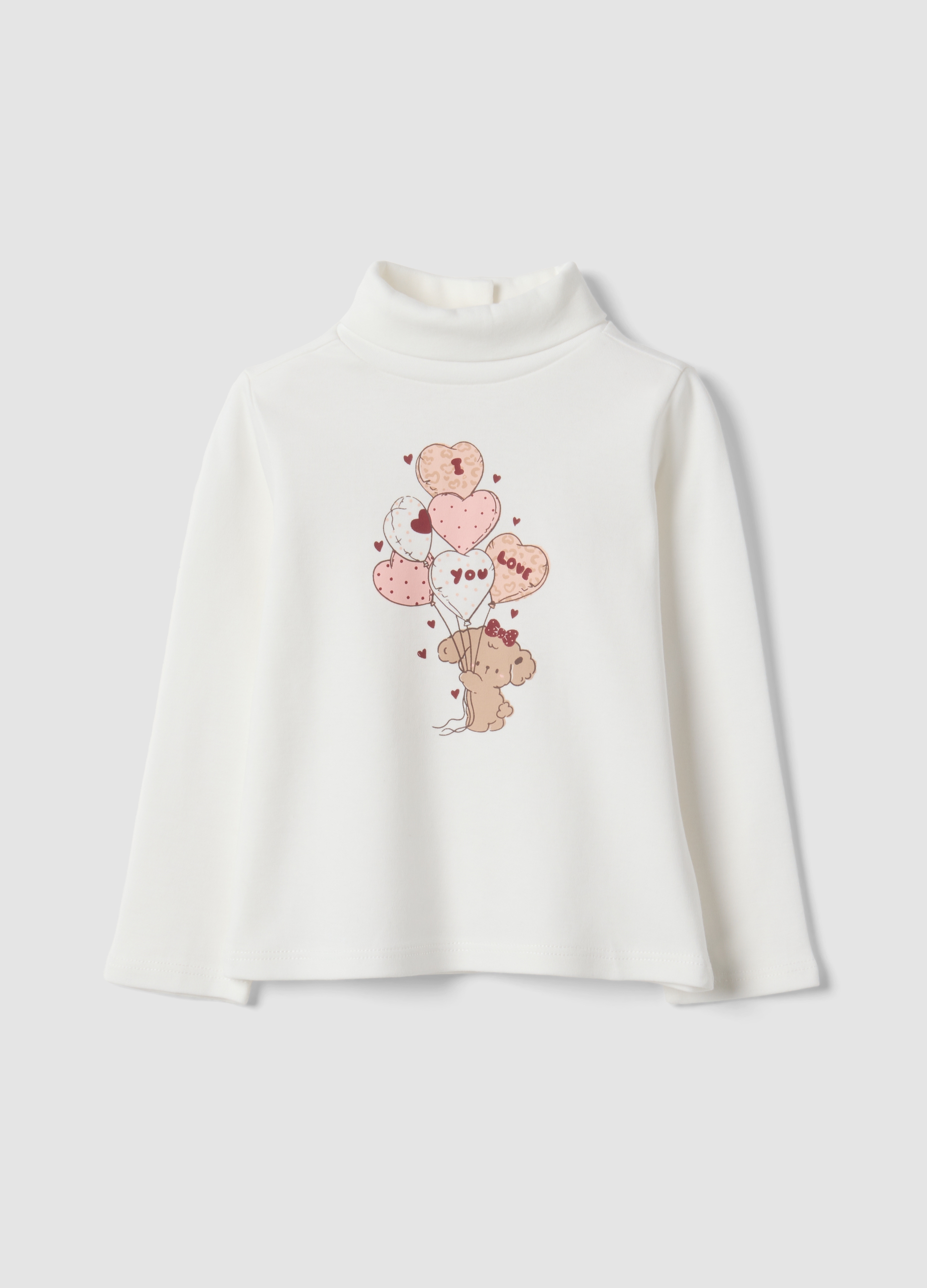 FAGOTTINO, Maglietta Bianca In Puro Cotone Organico Con Girocollo, Bambina, Bianco, Taglia: 24-30