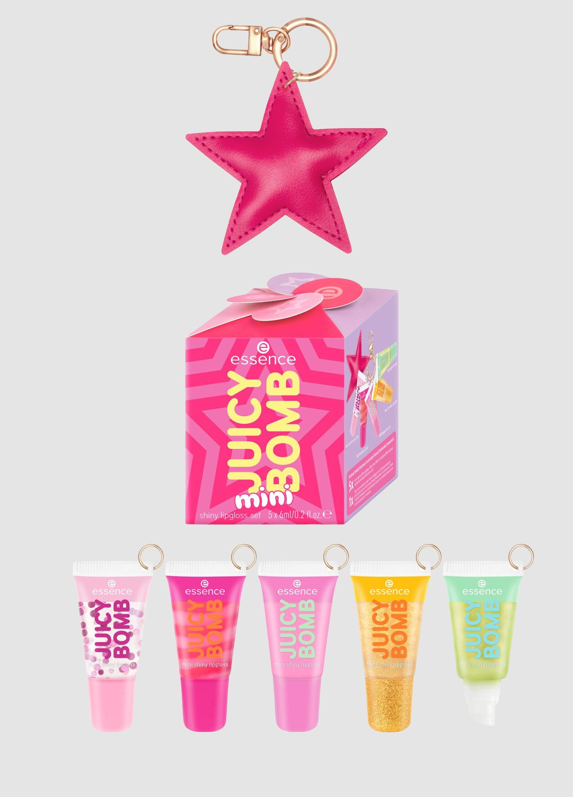 ESSENCE, Essence Juicy Bomb Mini Set Lucidalabbra 01, Donna, Multicolor, Taglia: FASUL