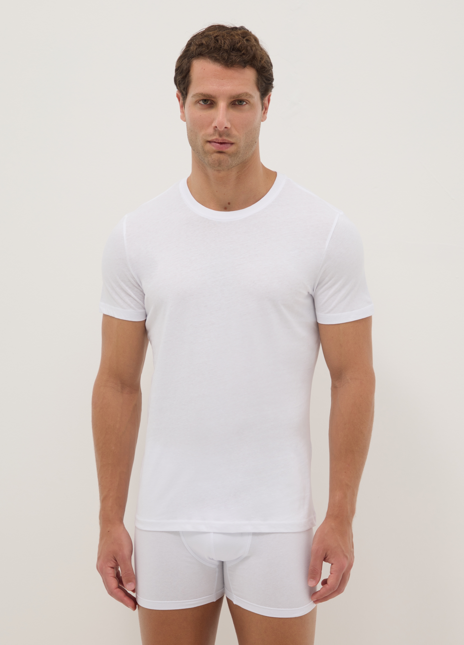 OVS, Tripack T-shirt Girocollo Bianche In Puro Cotone Regular Fit, Uomo, Bianco, Taglia: S