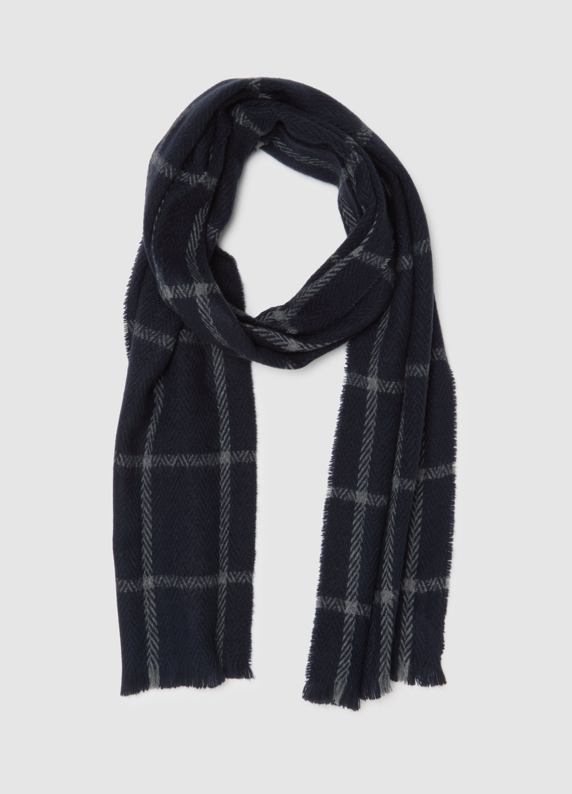 Sciarpa Multicolor, Hombre, Azul/gris, Talla: FASUL