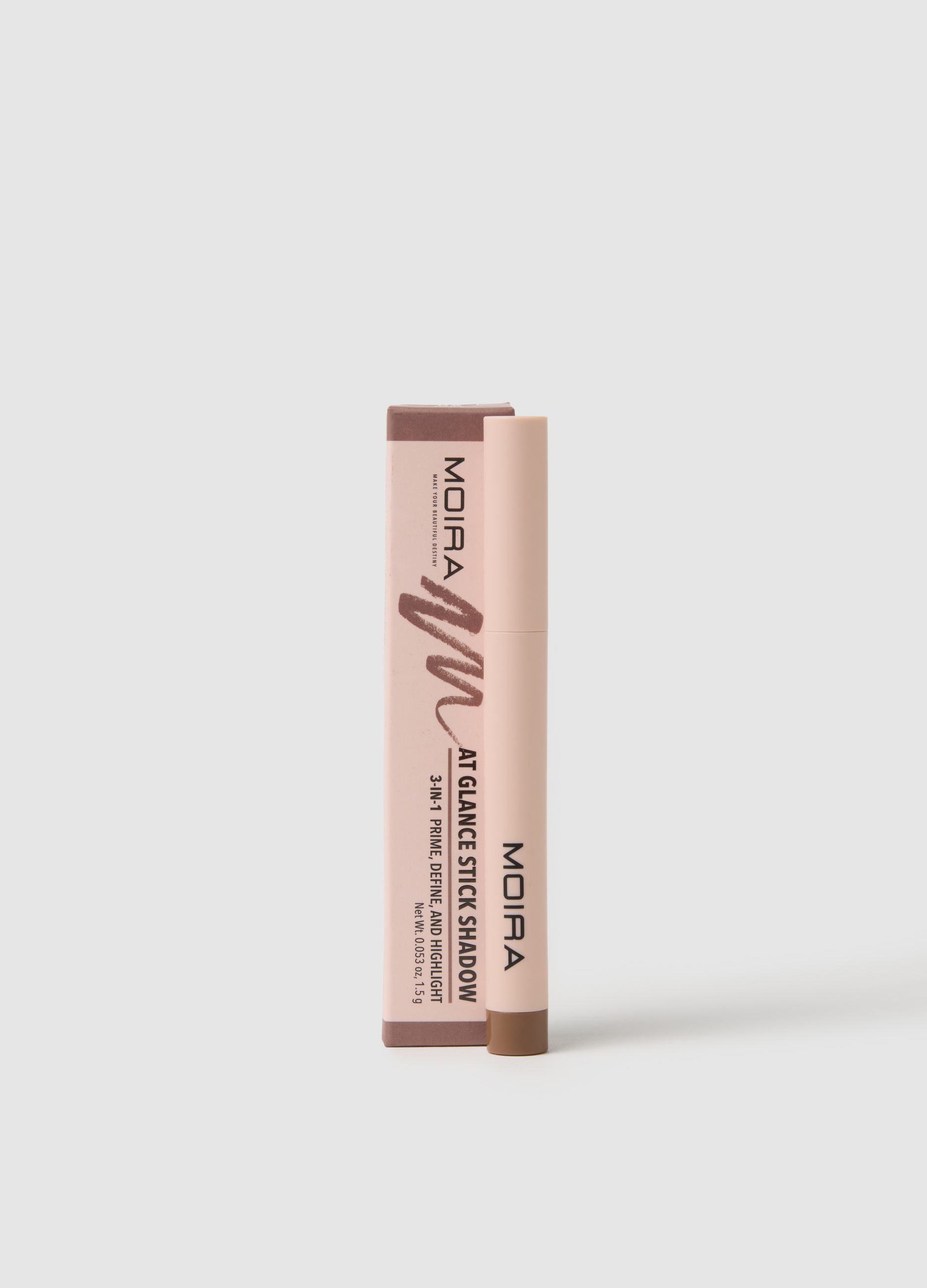 MOIRA, Moira At Glance Stick Shadow 008 Taupe - Make-up Coreano, Donna, Marrone, Taglia: FASUL