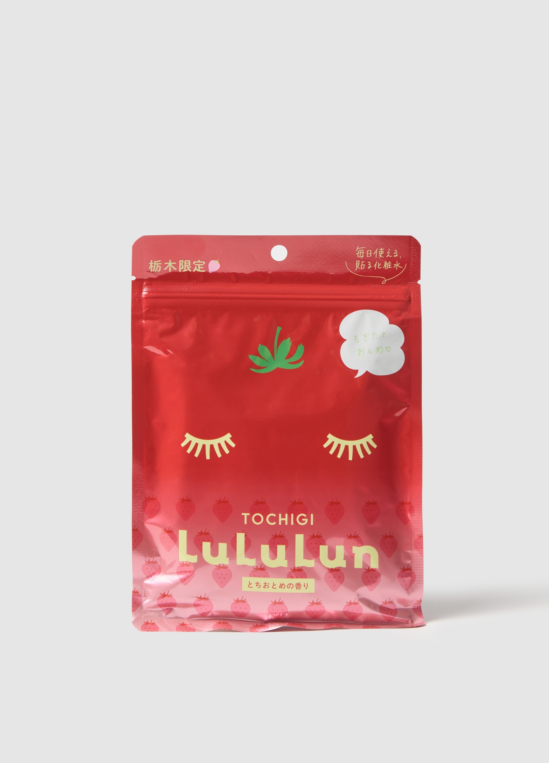 LULULUN, Maschera Premium In Tessuto Con Olio Di Semi Di Fragola Idratanti E Antiossidanti Provenienti Dalla Regione Giapponese Tochigi. La Confezione Contiene 7 Maschere In Tessuto. Perfetta Per L’uso Quotidiano., Donna, Bianco, Taglia: FASUL