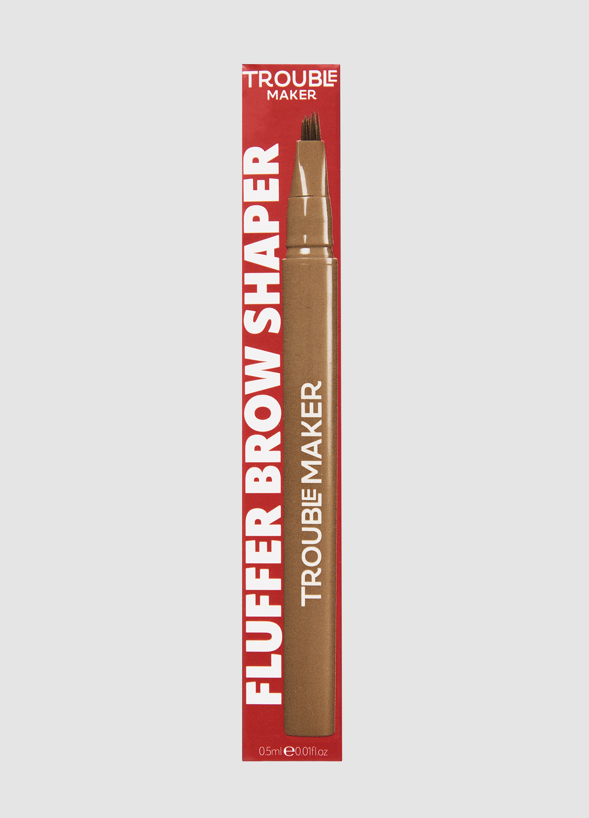 OVS, Fluffer Brow Brush Natural Brow Pen Light Brown 0.5ml, Unisex, , Taglia: FASUL