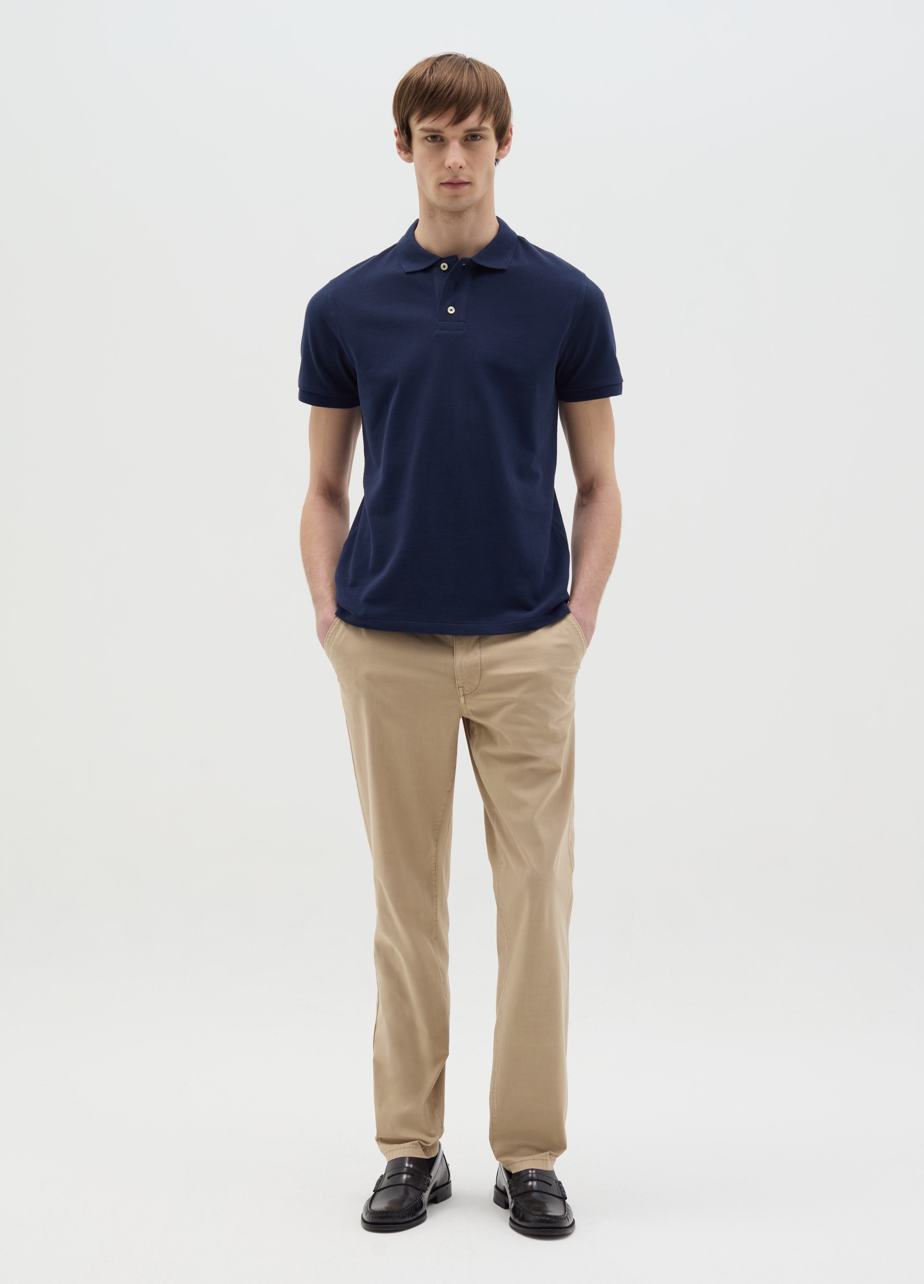 OVS , Pantalone Chino In Popeline, Uomo, Beige, Taglia: 52