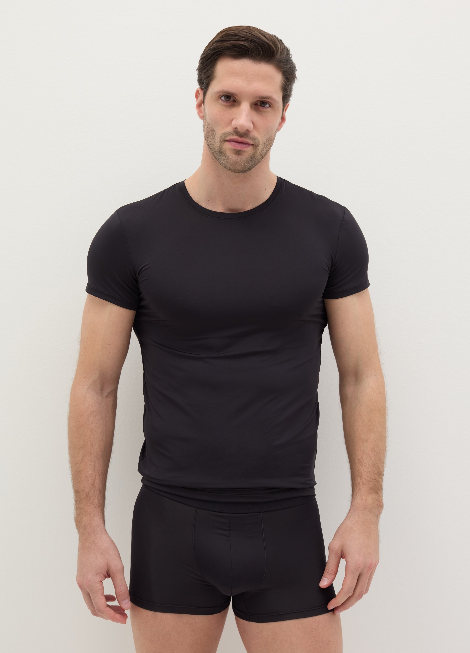 OVS , Bipack Boxer In Microfibra, Uomo, Nero, Taglia: S