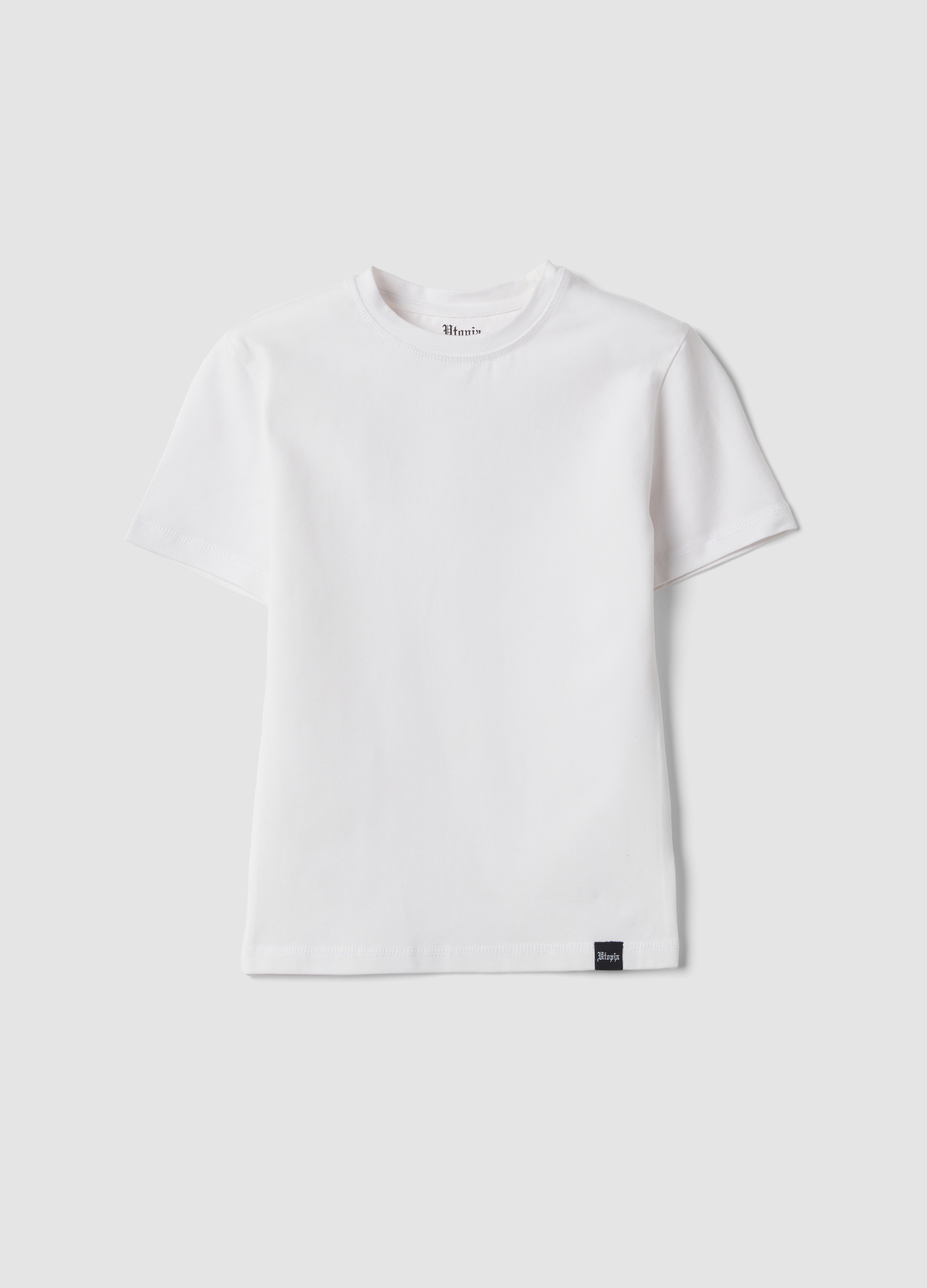 UTOPJA, Perfect T-shirt White, Donna, Bianco, Taglia: XS