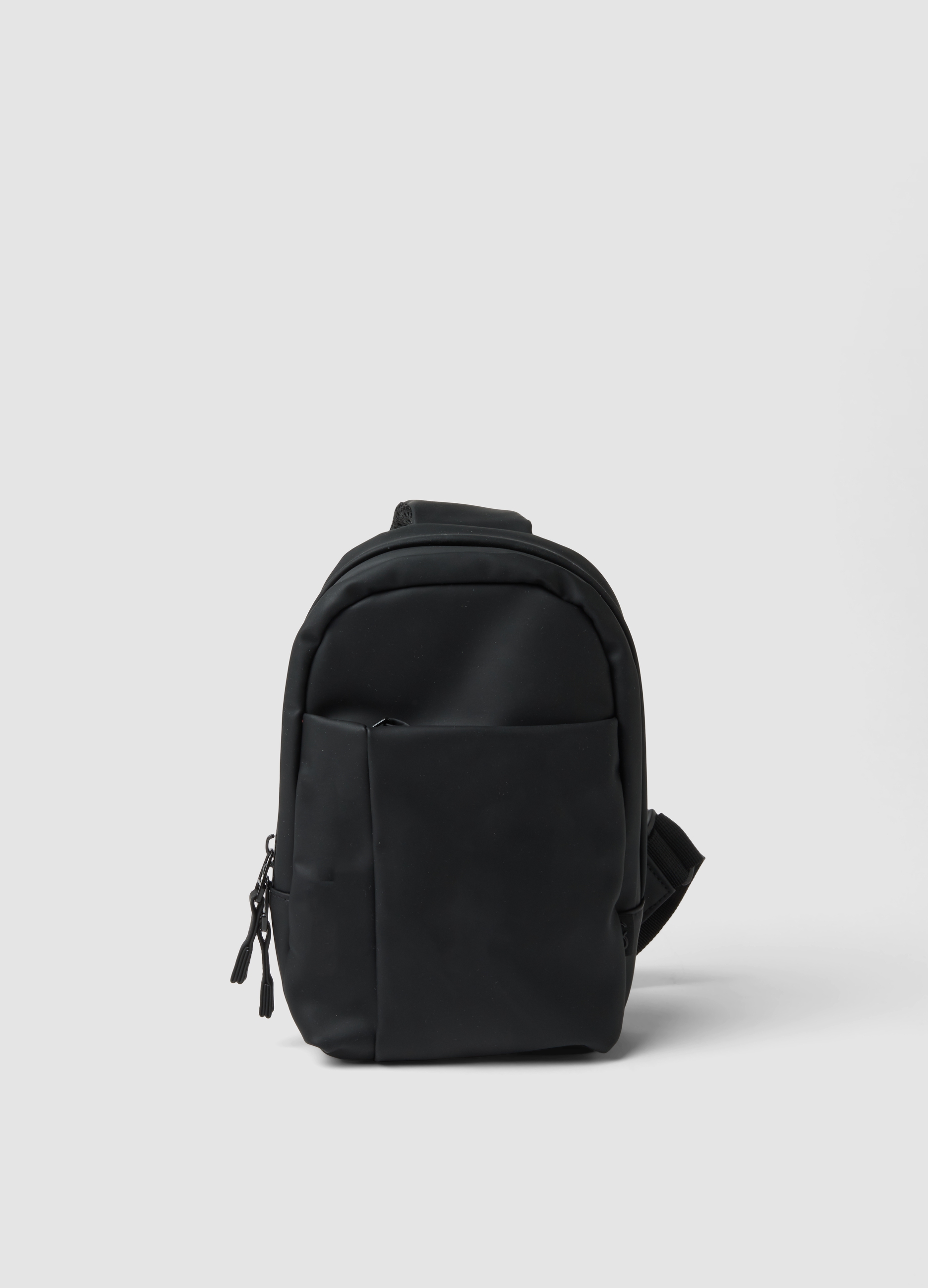 URBAN COMMUTER, Borsa Sportiva Nera A Tracolla Con Tasca Frontale Idrorepellente, Uomo, Nero, Taglia: ONE SIZE