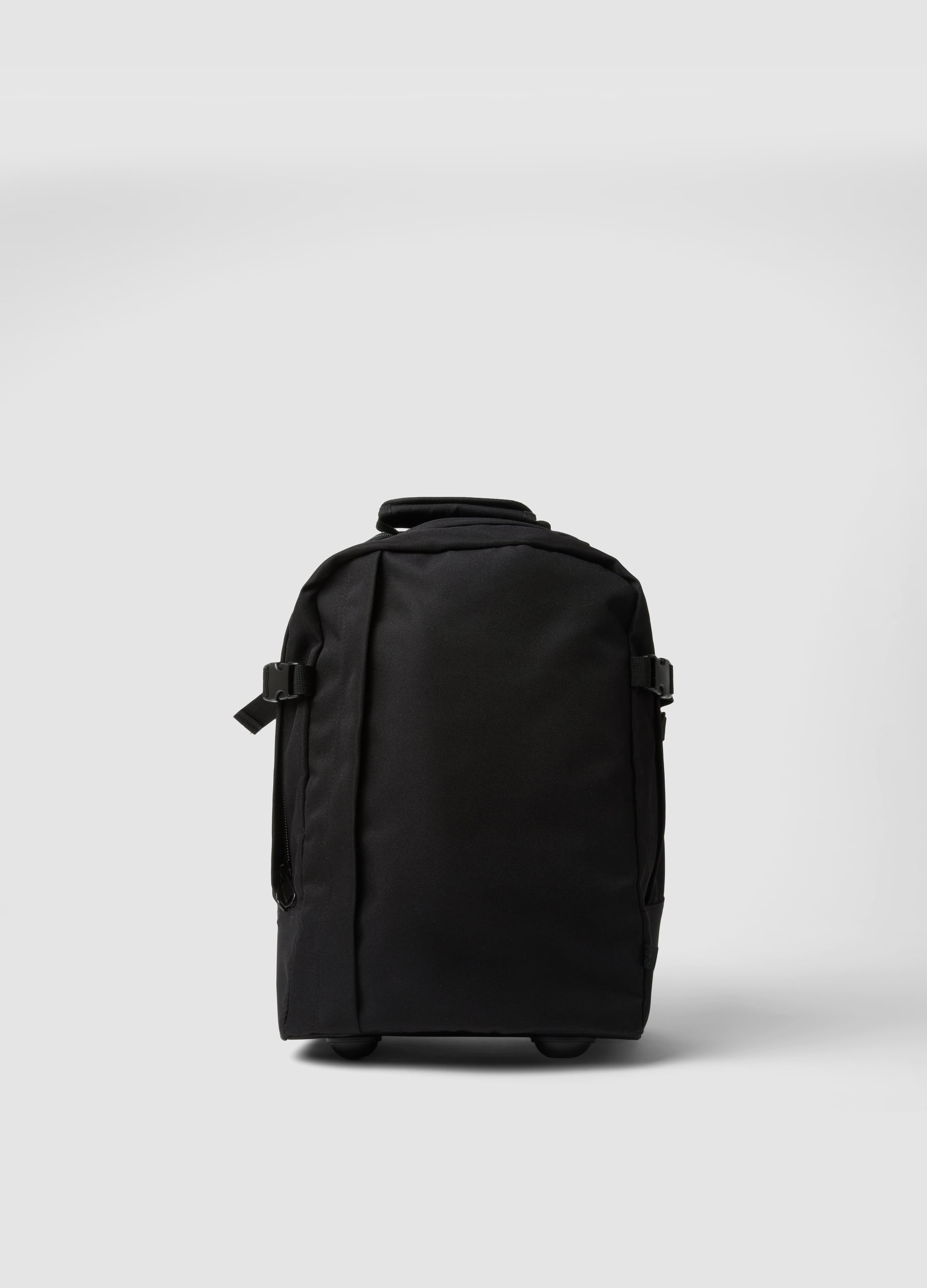 URBAN COMMUTER, Borsa Trolley Nera Con Spallacci E Manico Telescopico, Unisex, Nero, Taglia: ONE SIZE