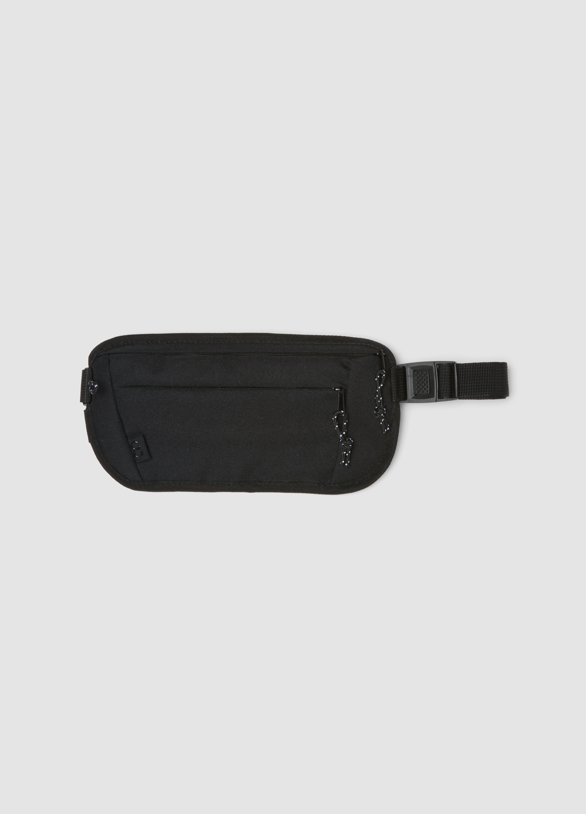URBAN COMMUTER, Borsa Sportiva Nera Con Cintura Regolabile E Doppia Zip, Unisex, Nero, Taglia: ONE SIZE