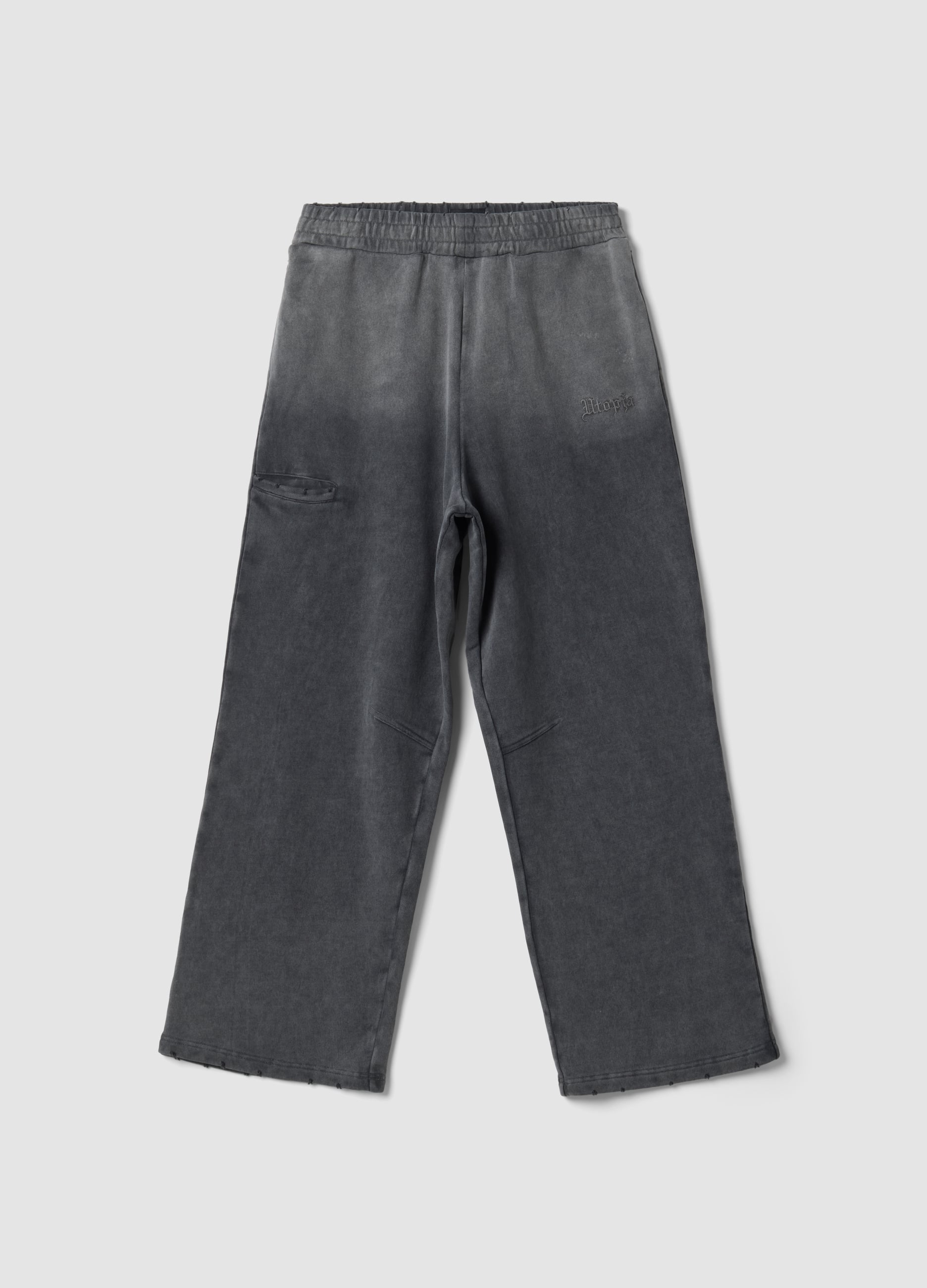 UTOPJA, Sweatpants Sunfaded Grey, Uomo, Grigio, Taglia: XS