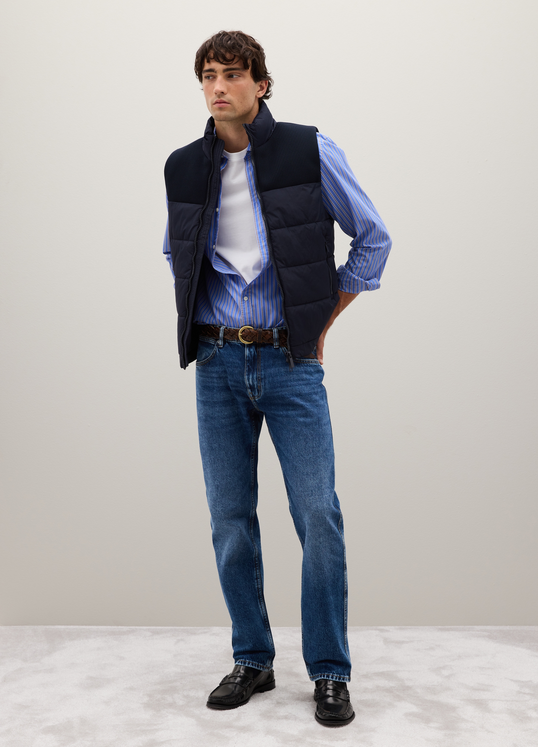 PIOMBO, Gilet Blu Regular Fit, Uomo, Blu, Taglia: S