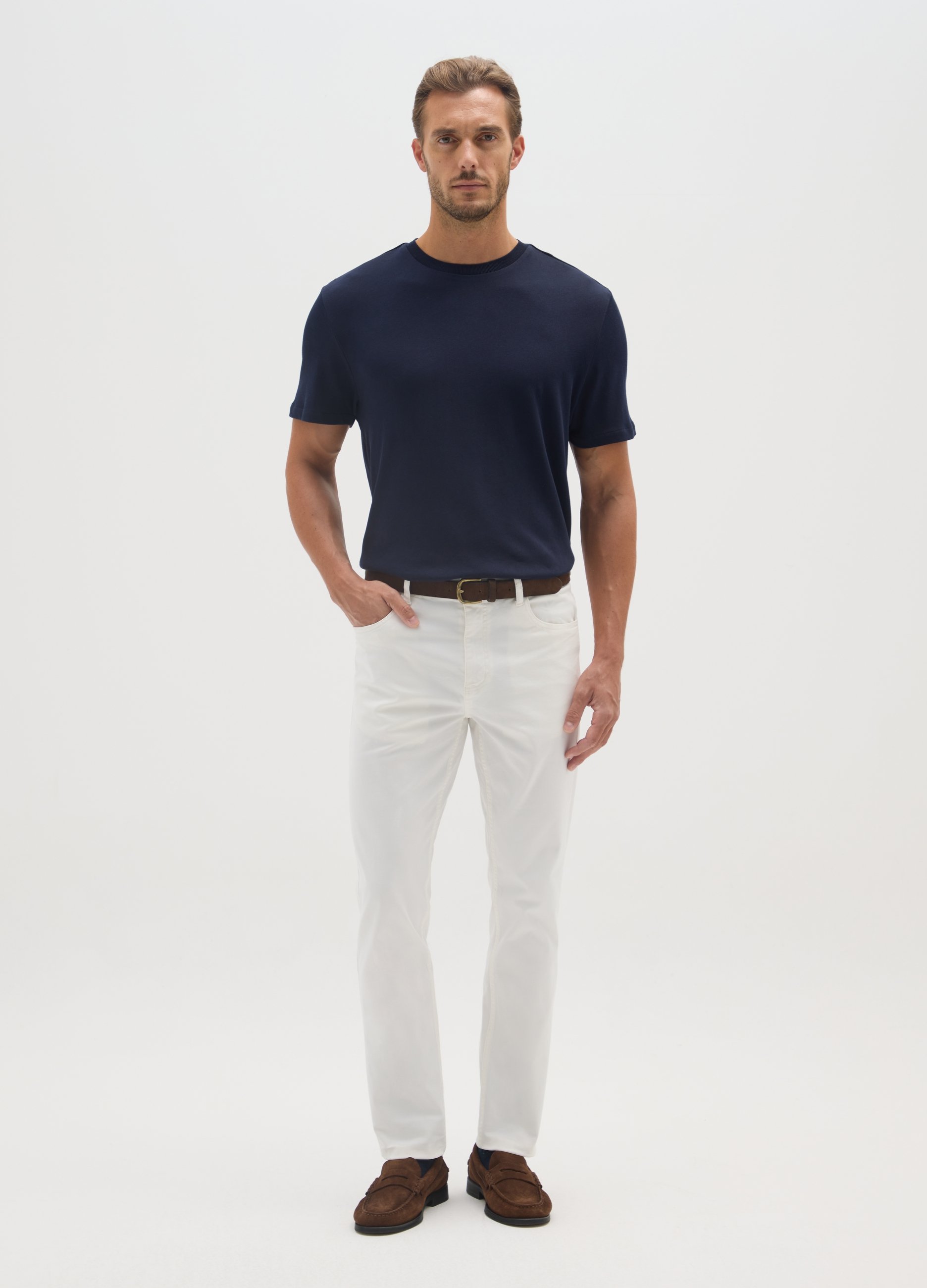 OVS, T-shirt In Puro Cotone Nero Regular Fit, Uomo, Nero, Taglia: S