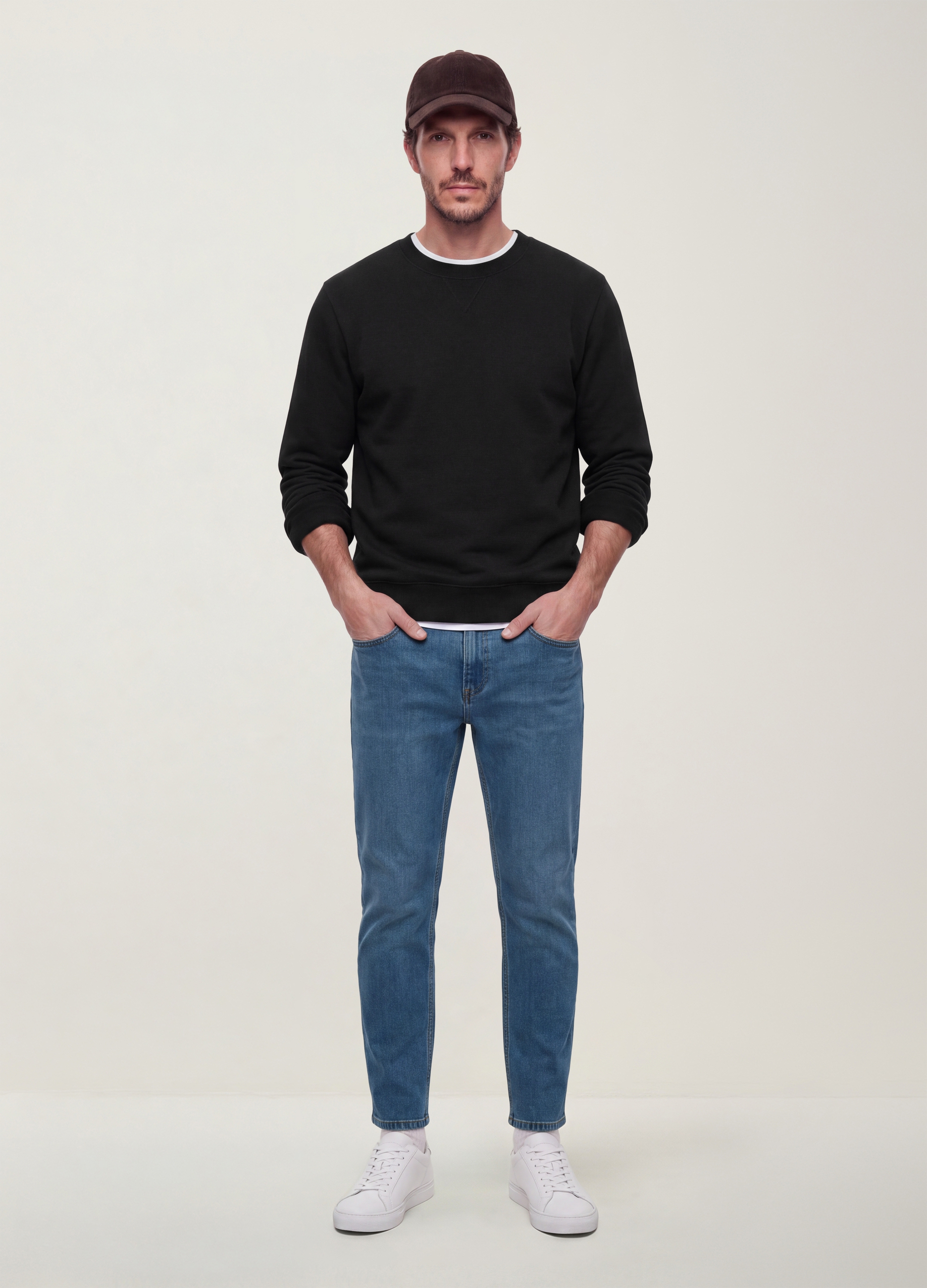 REPUBLIC OF DENIM, Jeans Blu Chiaro In Misto Cotone E Viscosa Slim Fit, Uomo, Blu, Taglia: 44