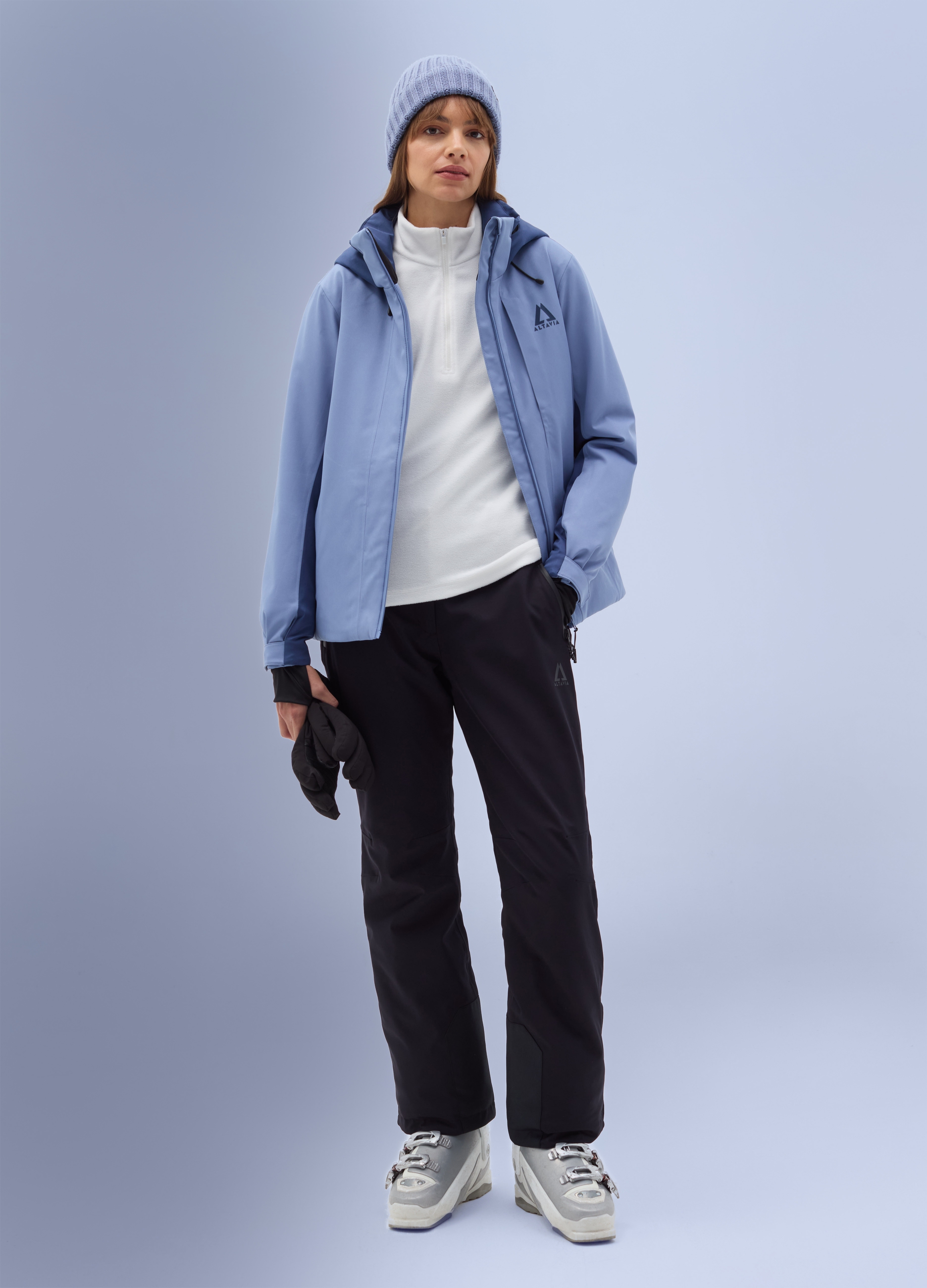 ALTAVIA, Pantaloni Da Sci Termici Altavia With Deborah Compagnoni, Donna, Nero, Taglia: XL