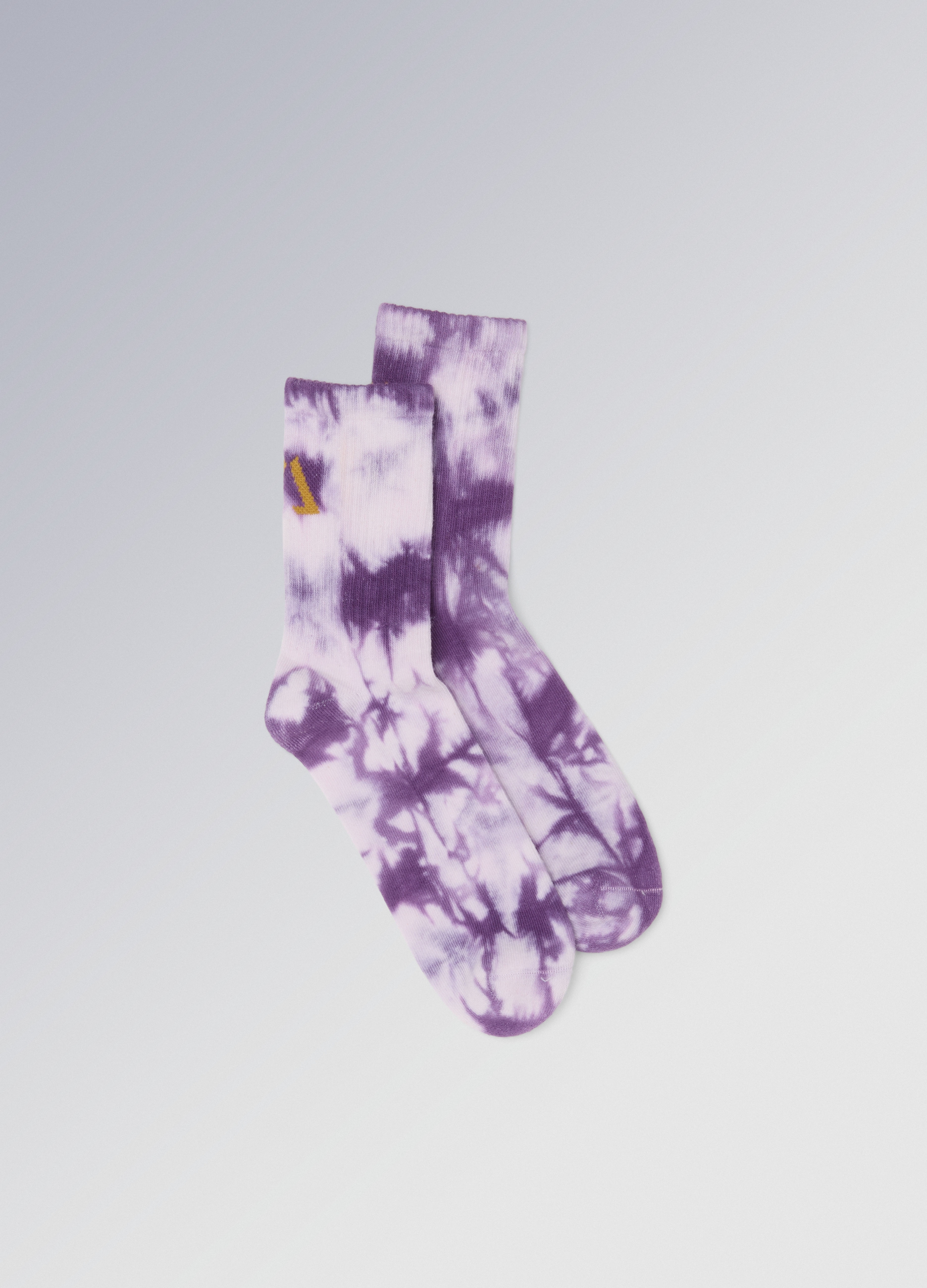 ALTAVIA, Calcetines De Tenis Efecto Tie Dye Altavia Con Deborah Compagnoni, Mujer, Blanco/morado, Talla: 36-38