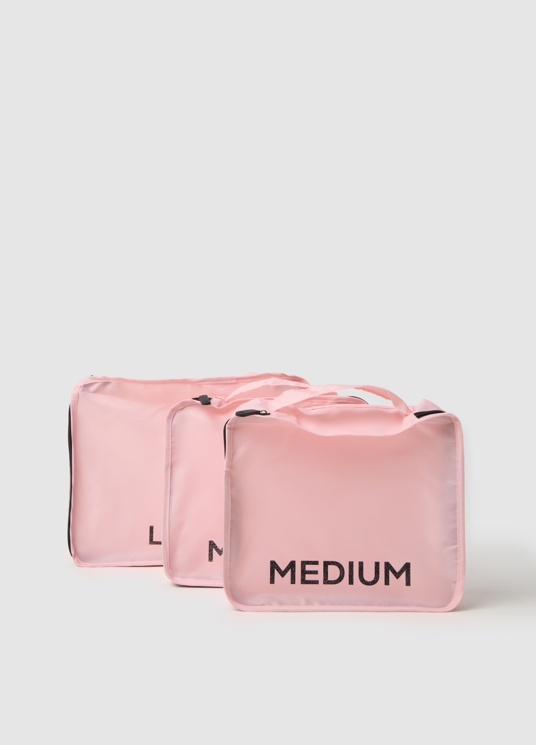 OVS, Set Di Organizer In Rosa, Donna, Rosa, Taglia: ONE SIZE