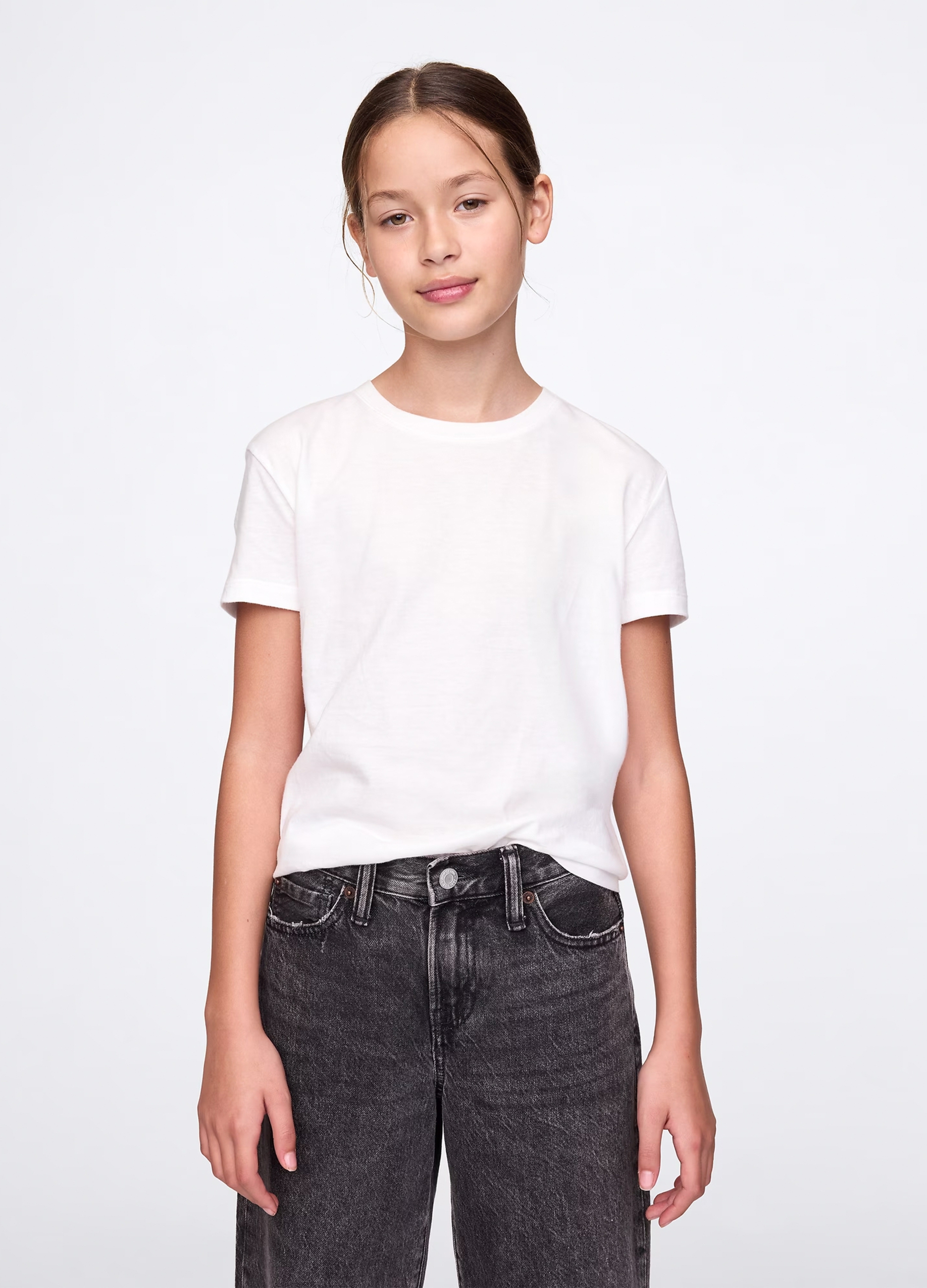 OVS, T-shirt In Cotone, Bambina, Bianco, Taglia: S