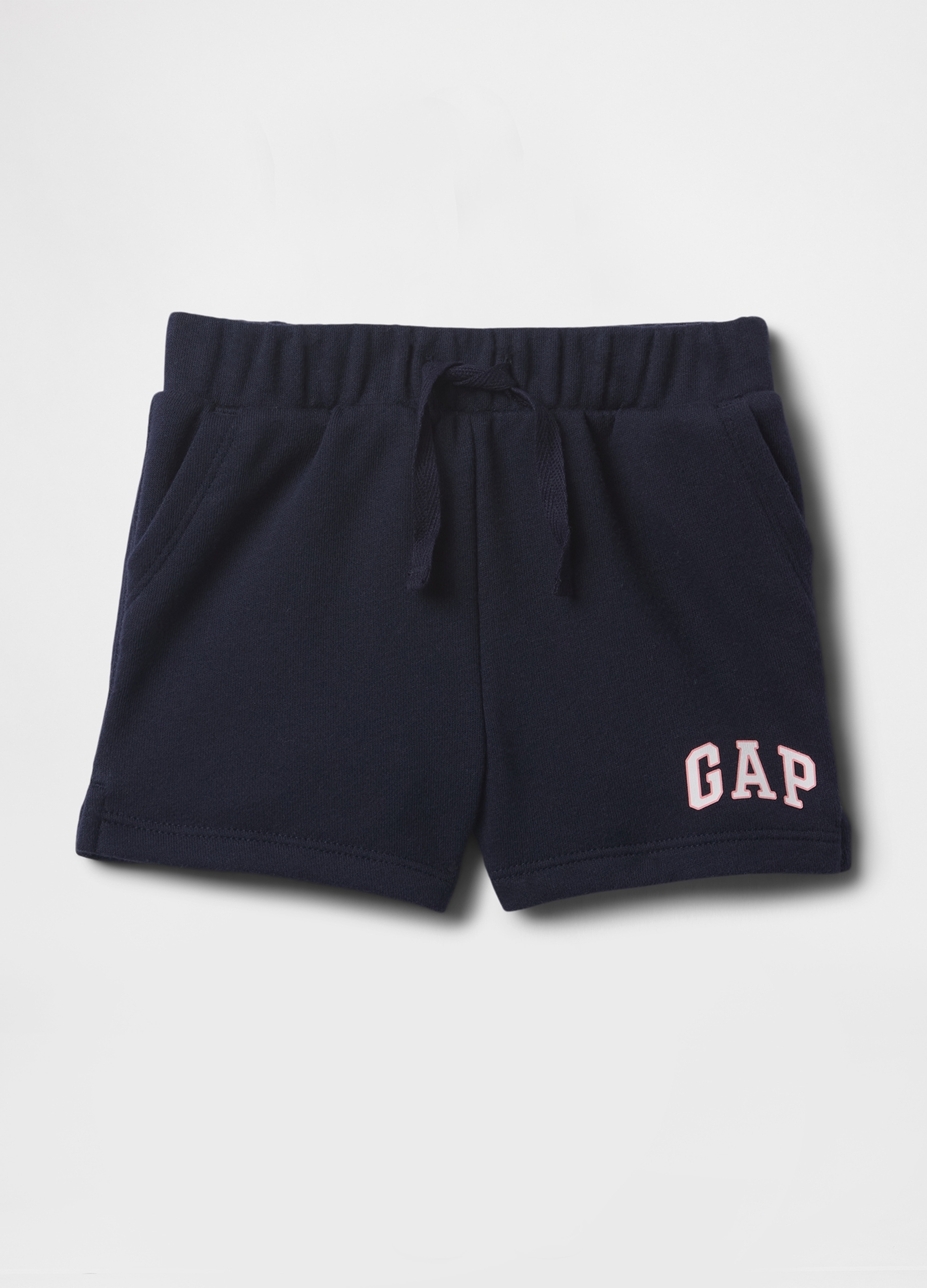 GAP KIDS, Shorts In Misto Cotone Con Logo Gap, Bambina, Blu, Taglia: 6-12M/69-74
