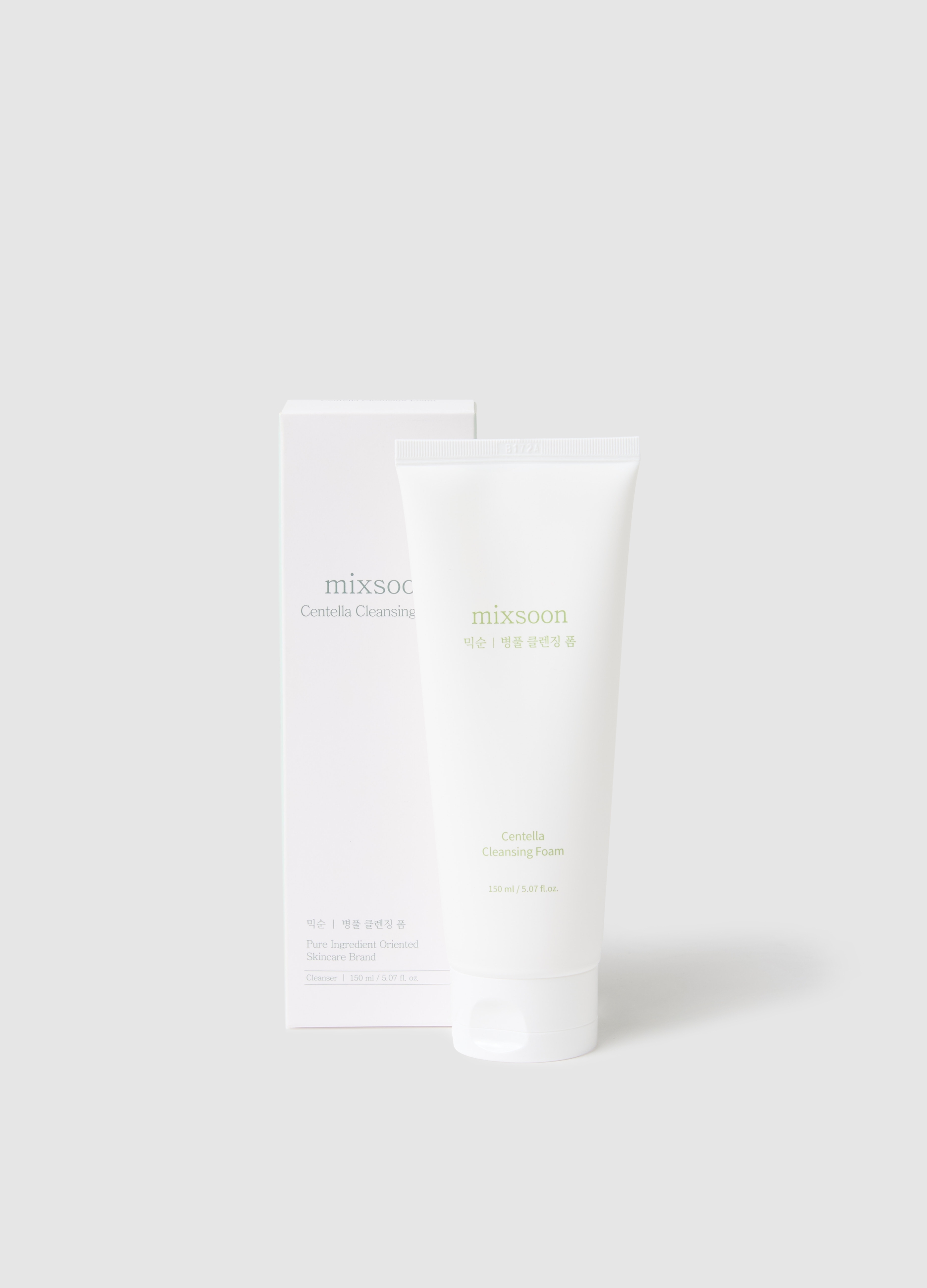 MIXSOON, Centella Cleansing Foam 150ml - Skincare Coreana, Unisex, Bianco, Taglia: FASUL