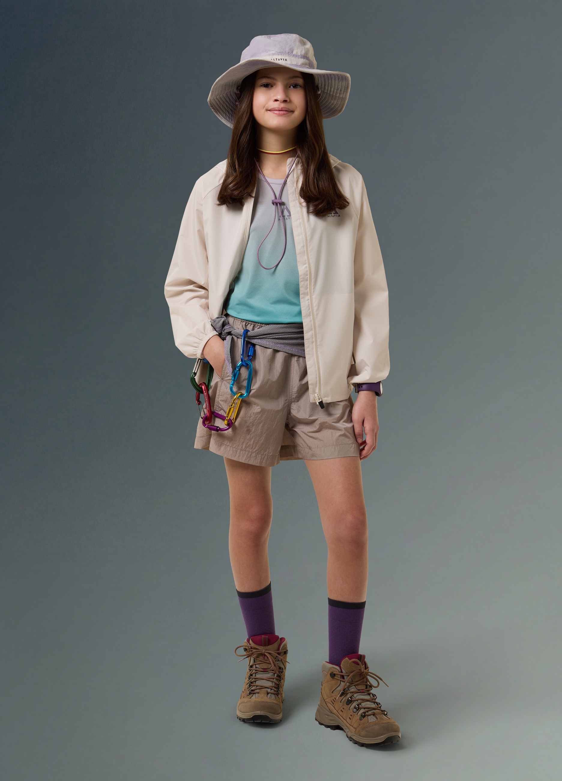 ALTAVIA, Shorts Técnicos Altavia Con Deborah Compagnoni, Niña, Natural, Talla: 12-13