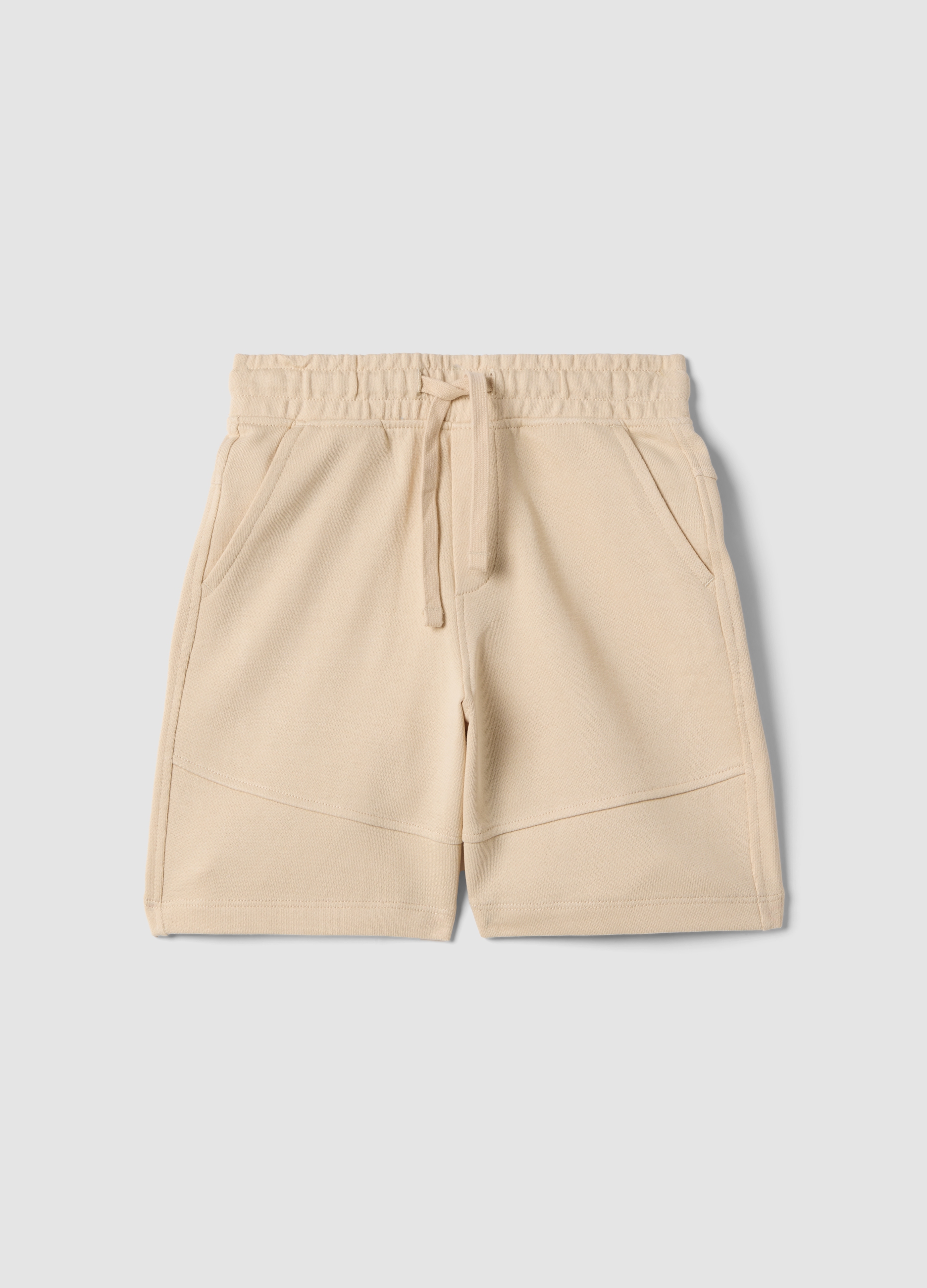 OVS KIDS, Short Beige De Algodón 100% Para Niño, Corte Regular, Niño, Beige, Talla: 5-6