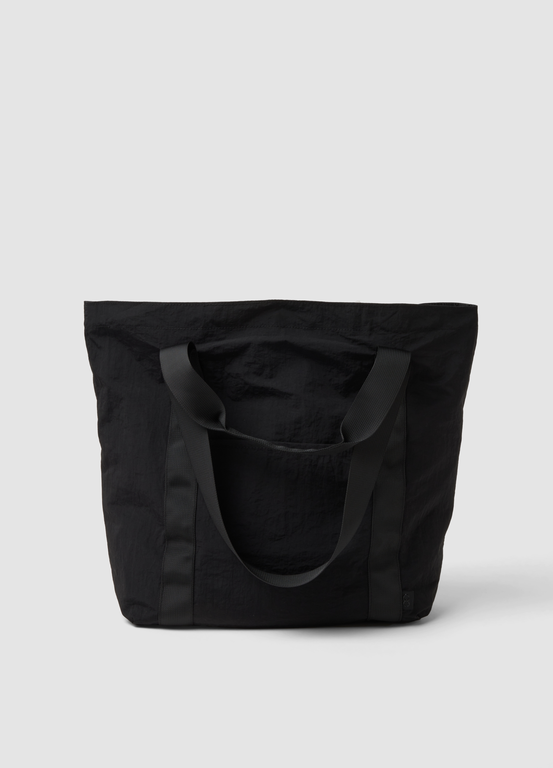 URBAN COMMUTER, Borsa Nera Shopper Ripiegabile Con Doppi Manici, Donna, Nero, Taglia: ONE SIZE