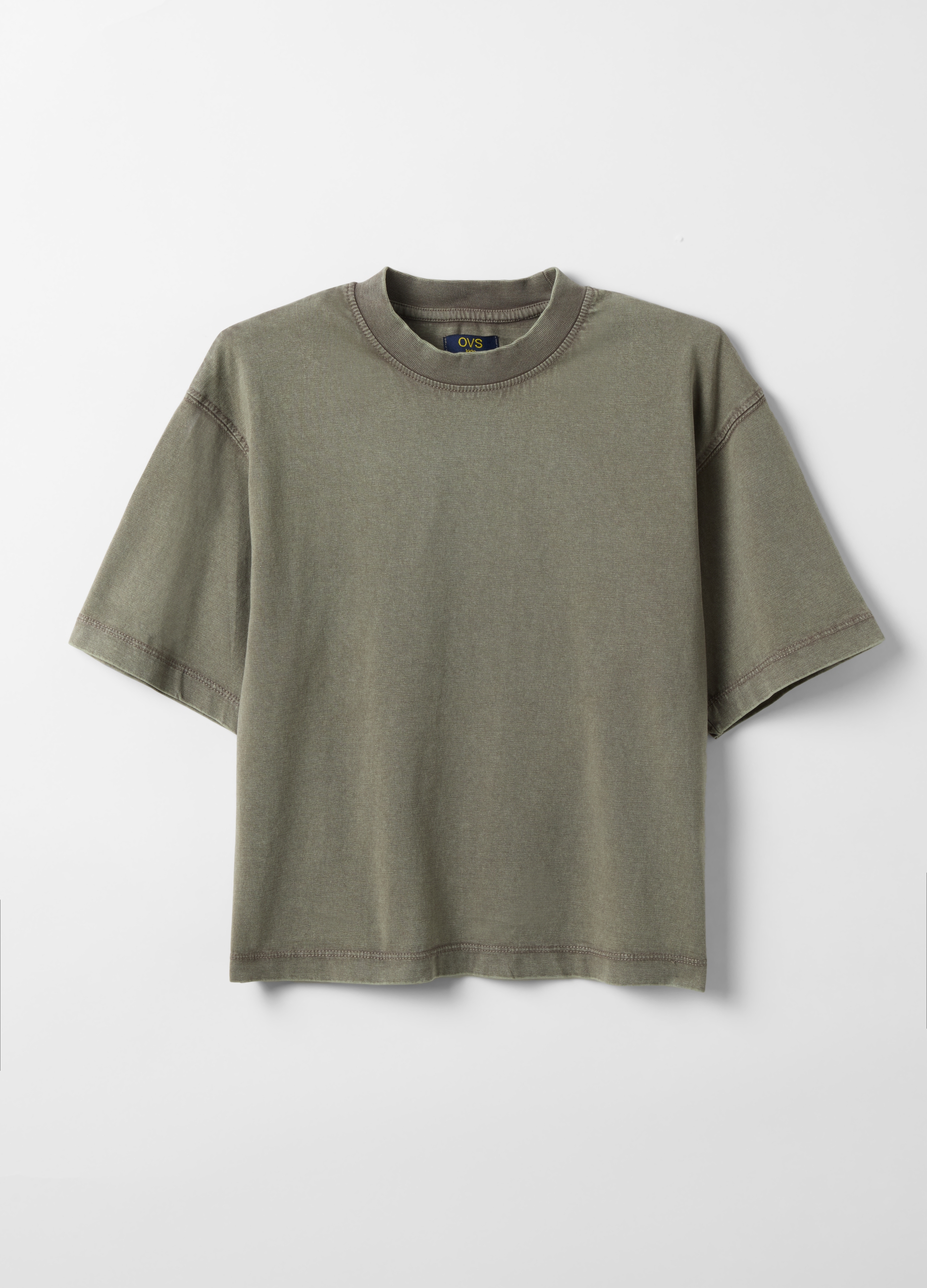 OVS KIDS, Camiseta Verde De Algodón Puro Para Niña, Corte Oversize, Niña, Verde claro, Talla: 11-12