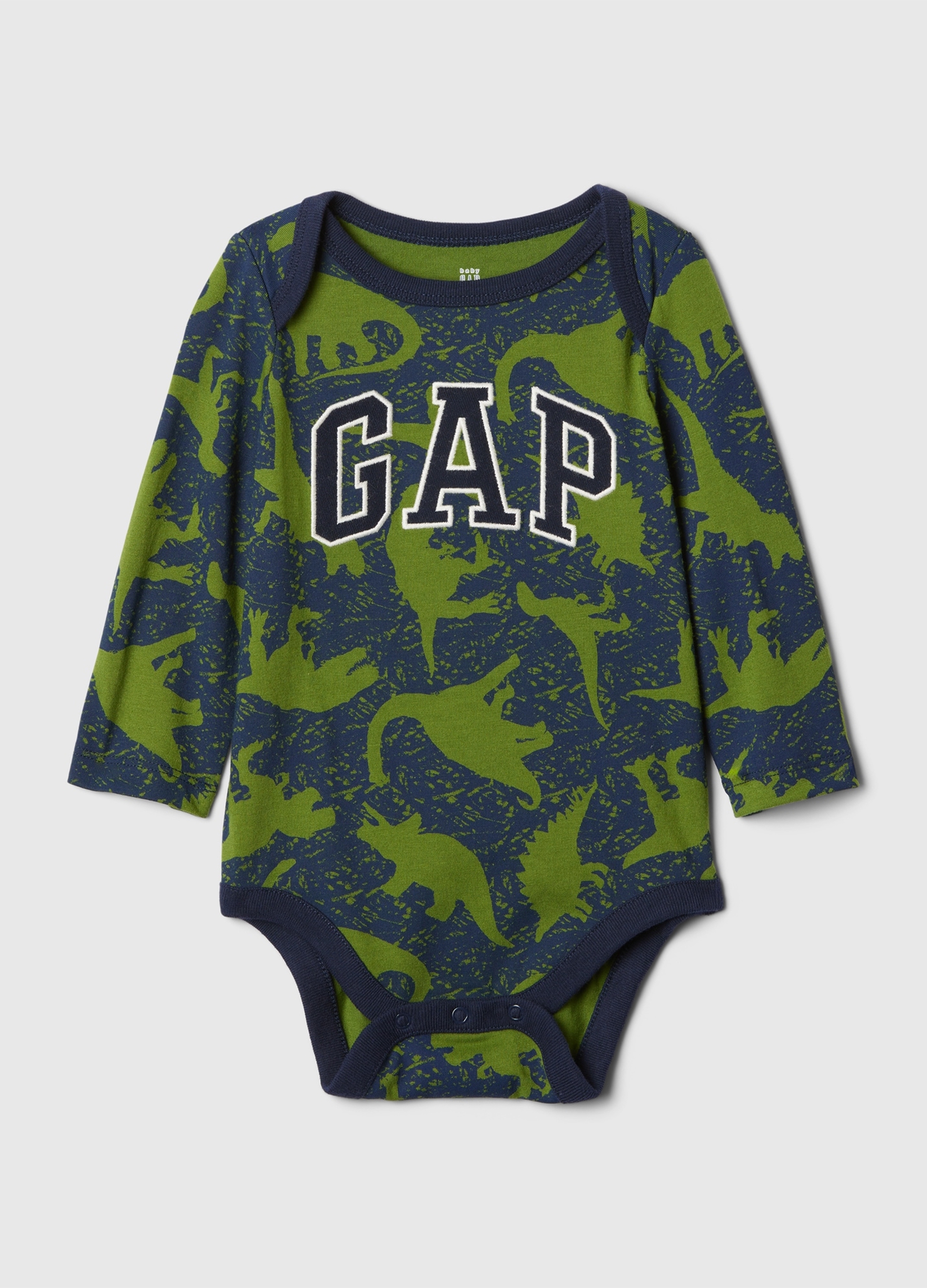 GAP KIDS, Body A Maniche Lunghe In Cotone, Neonato, Blu, Taglia: 18-24M/79-84