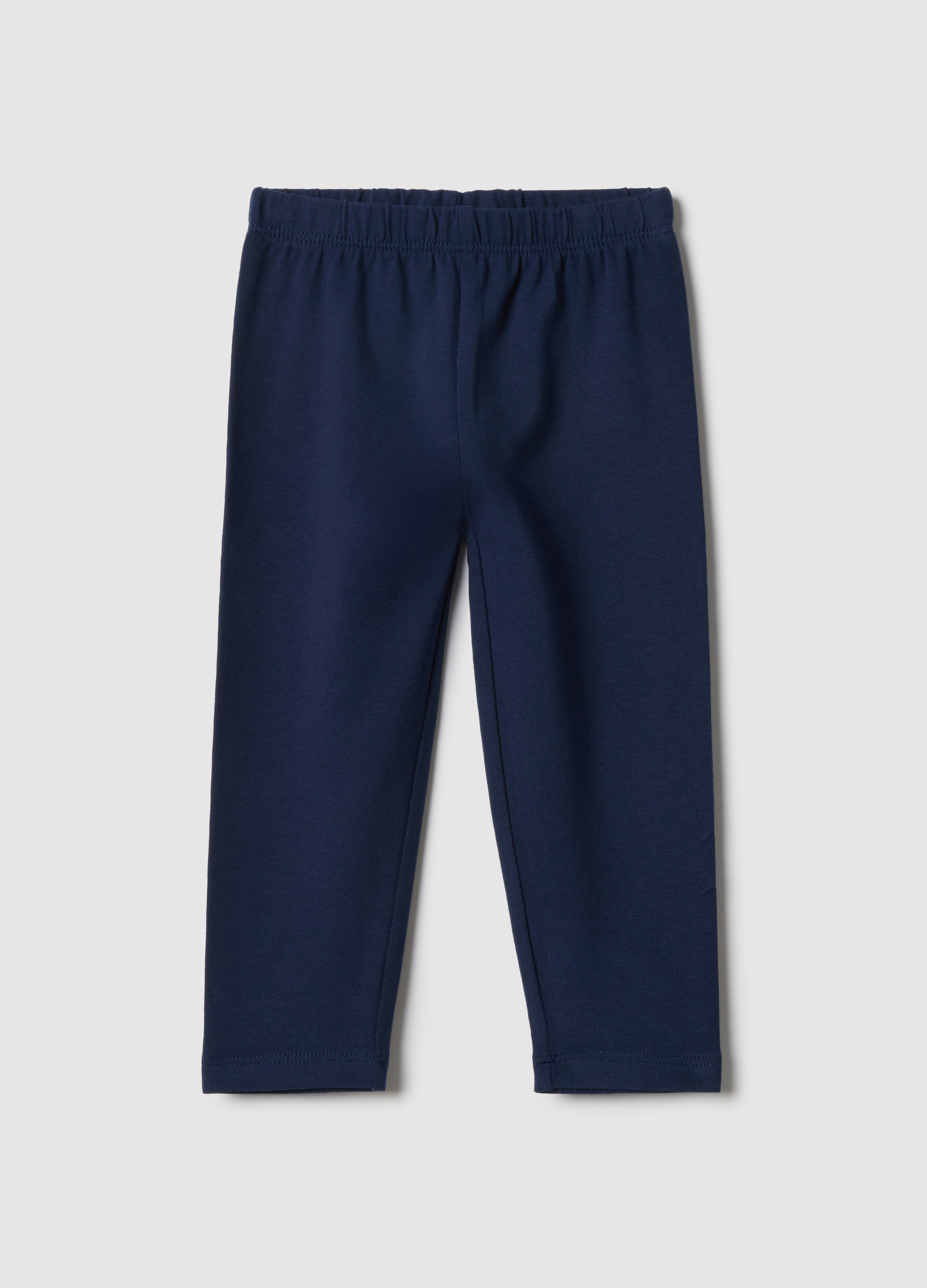 FAGOTTINO, Leggings Slim Fit De Algodón Elástico Azul Para Niña, Niña, Blu Bluette, Talla: 9-12