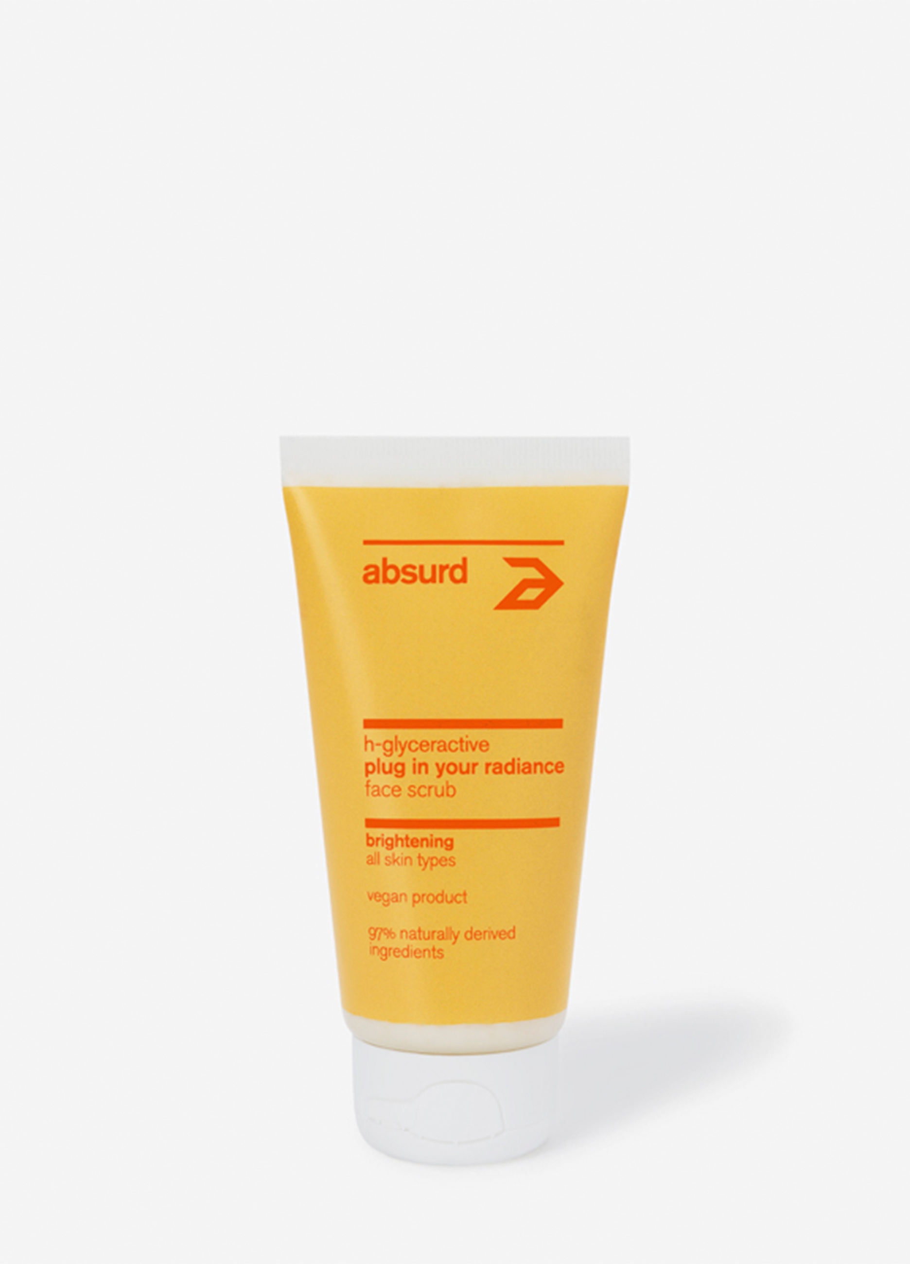 ABSURD, Scrub Viso Illuminante Plug In Your Radiance, Donna, Giallo, Taglia: FASUL