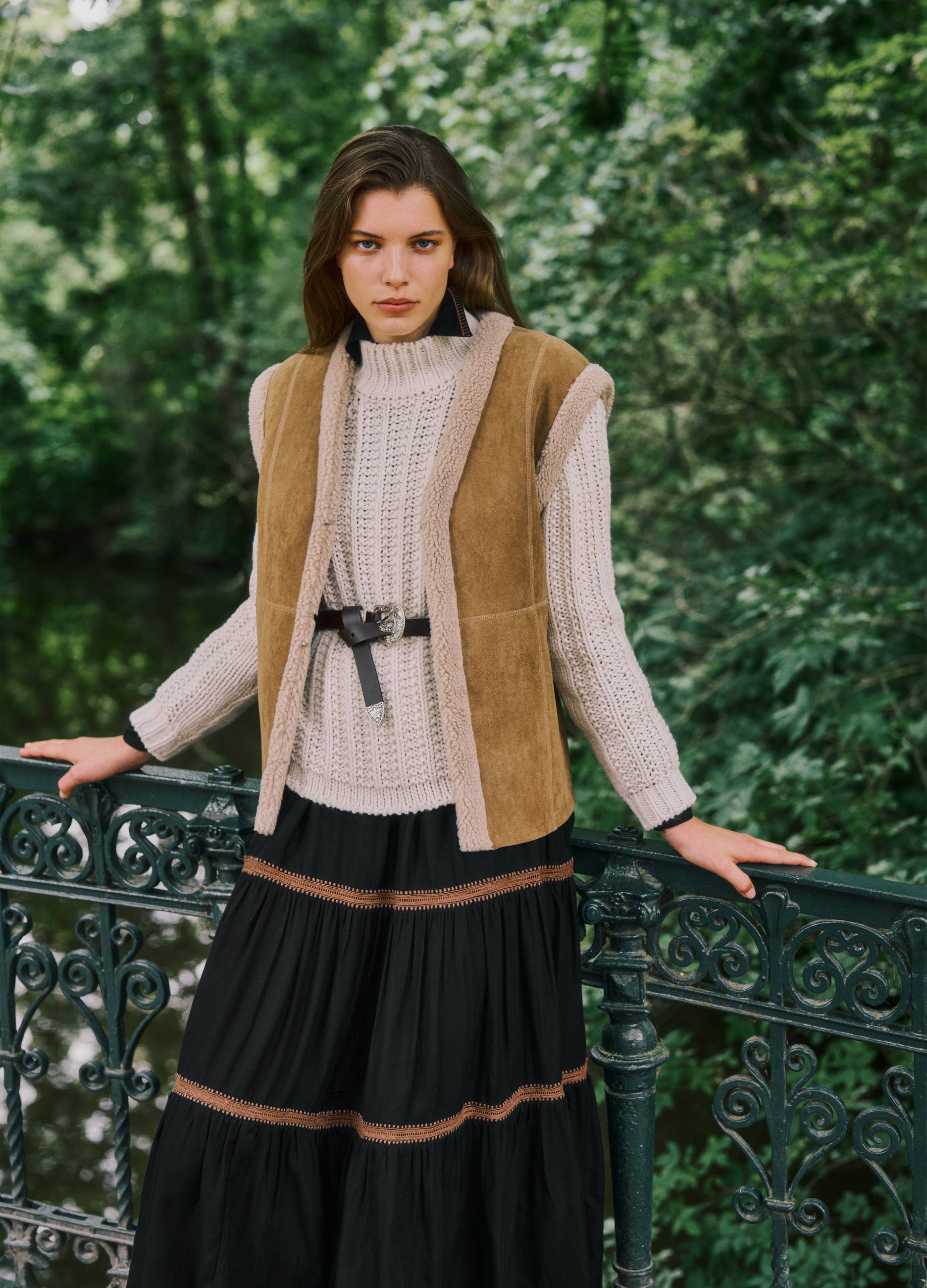 Piombo Contemporary, Abito Lungo Nero Regular Fit Con Dettagli Ricamati, Donna, Nero, Taglia: M