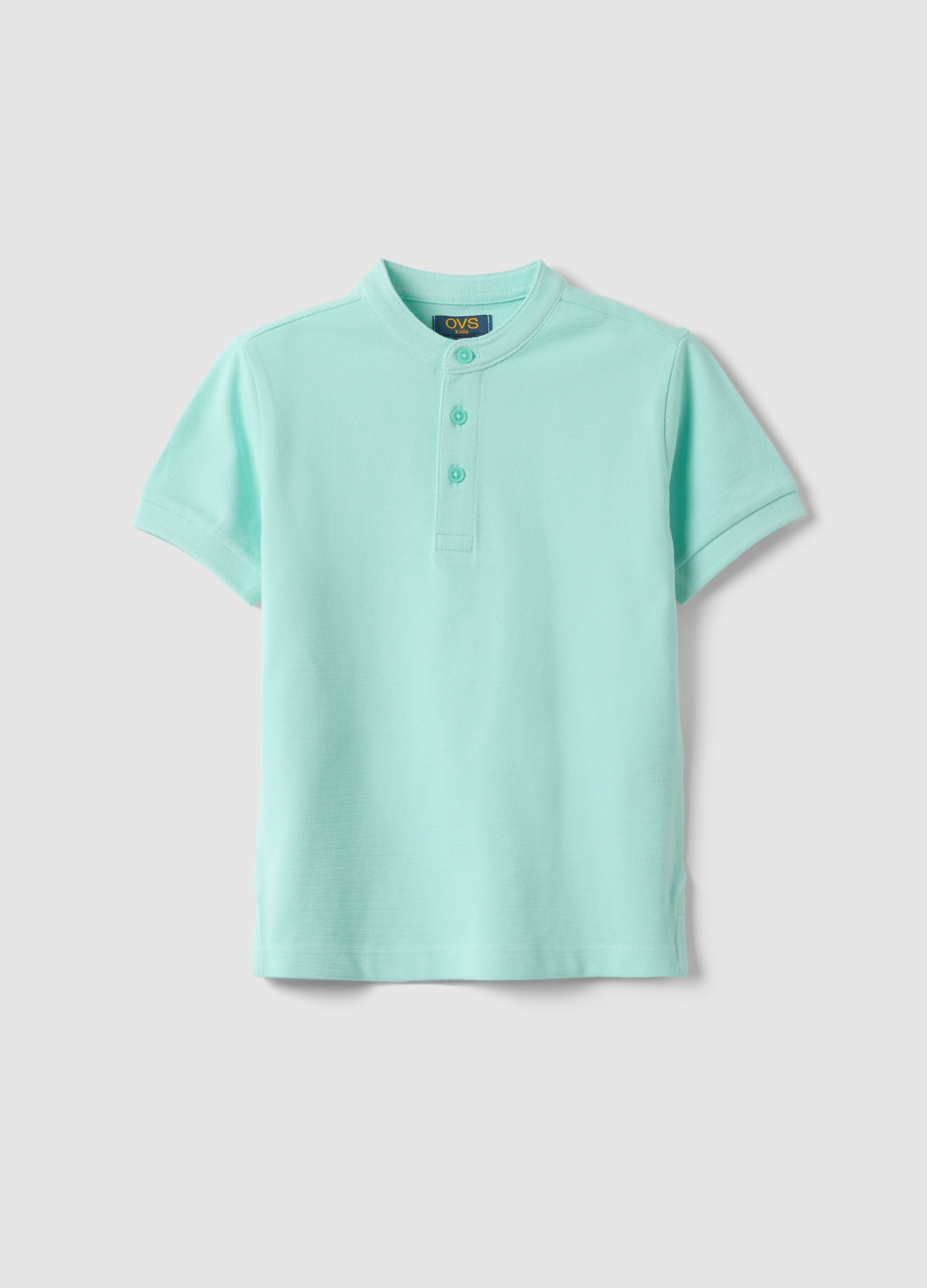 OVS KIDS, Polo Verde De Algodón Puro Para Niños, Ajuste Regular, Niño, Verde agua, Talla: 6-7