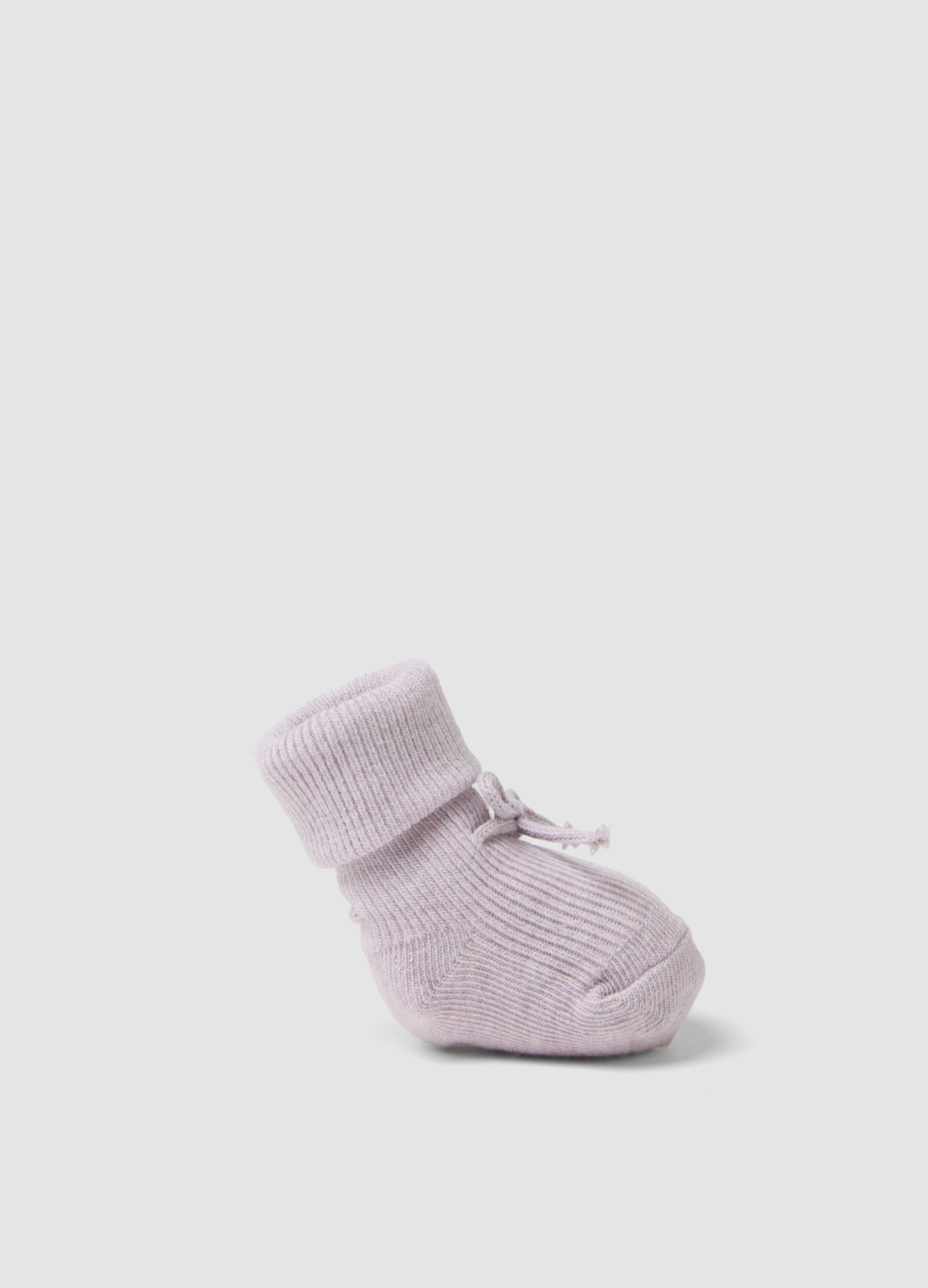 FAGOTTINO, Scarpine Rosa In Maglia Di Cotone Organico Per Neonata, Rosa, Taglia: T.U.