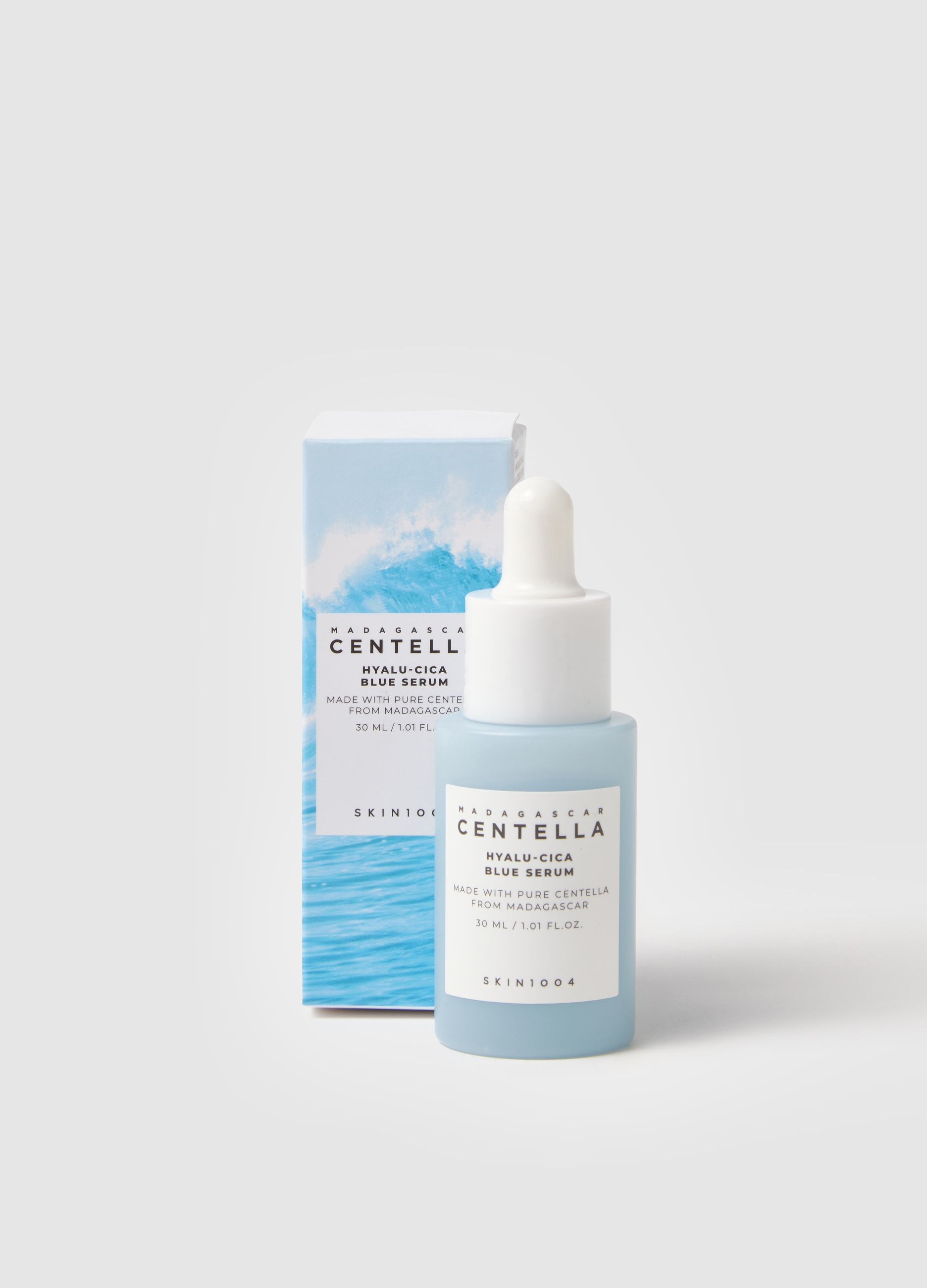 SKIN1004, Madagascar Centella Hyalu-cica Blue Serum 30 Ml, Unisex, Blanco, Talla: FASUL