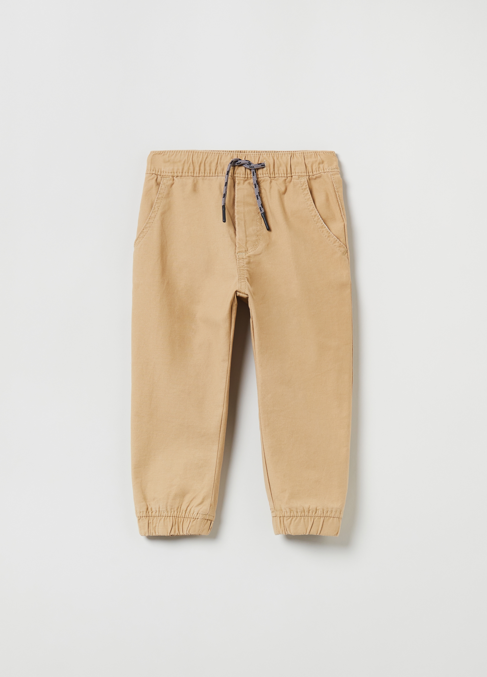 OVS, Pantaloni Pull On Con Coulisse, Unisex, Marrone, Taglia: 3Y/91-99