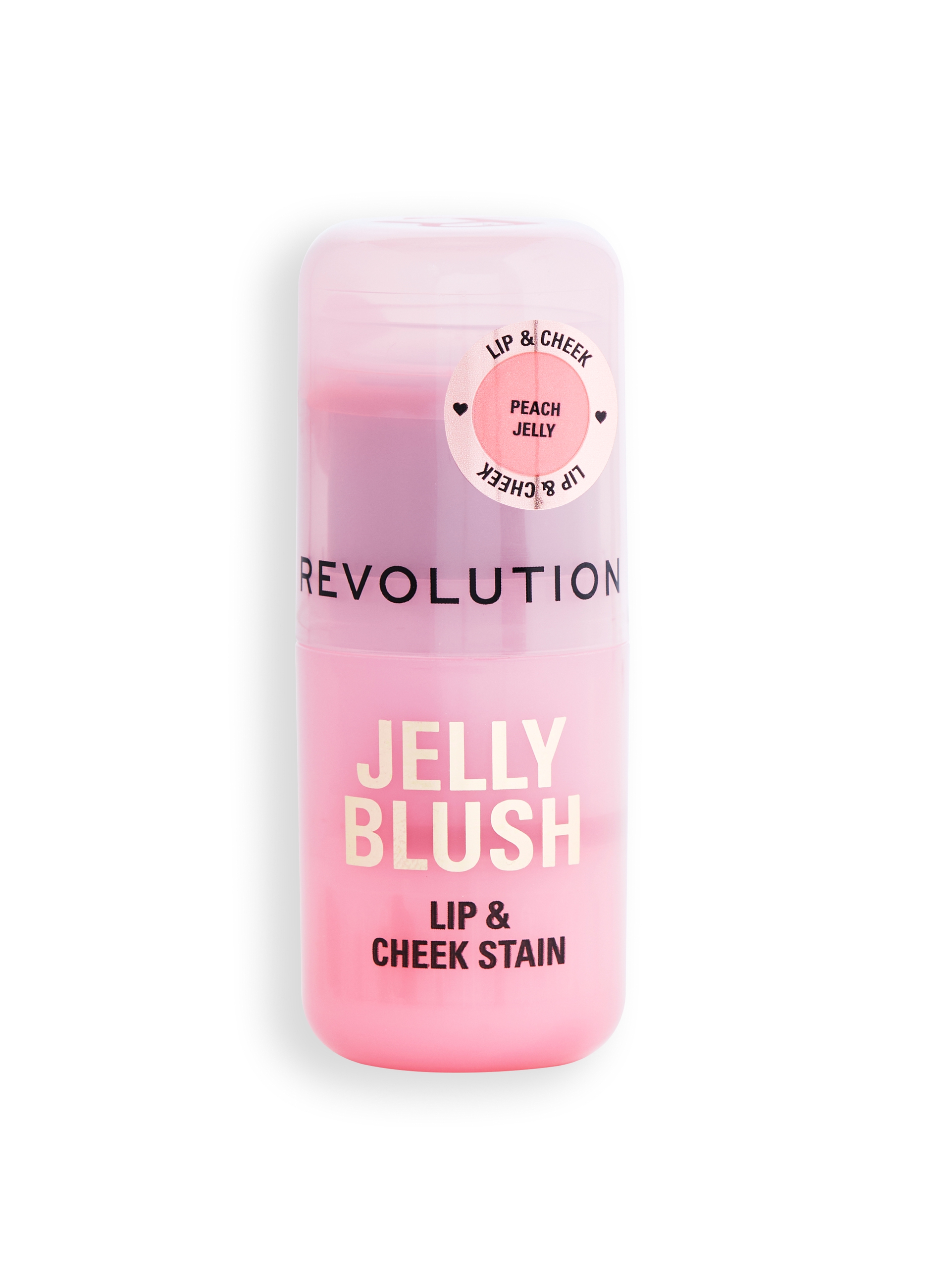 REVOLUTION, Jelly Blush Tinta Labbra E Guance Stick Peach Orange, Donna, Arancione, Taglia: FASUL