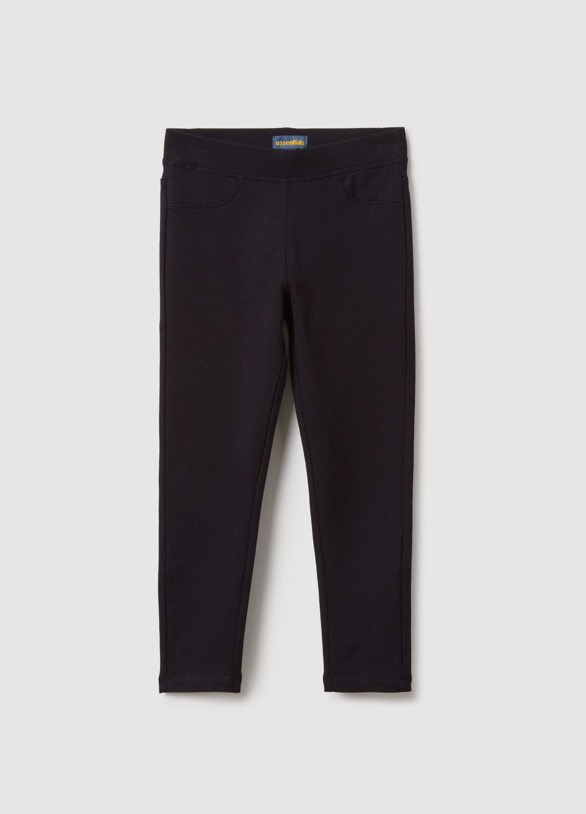 OVS KIDS, Treggings Negros De Algodón Elástico Ajustados Para Niñas, Niña, Gunmetal, Talla: 5-6