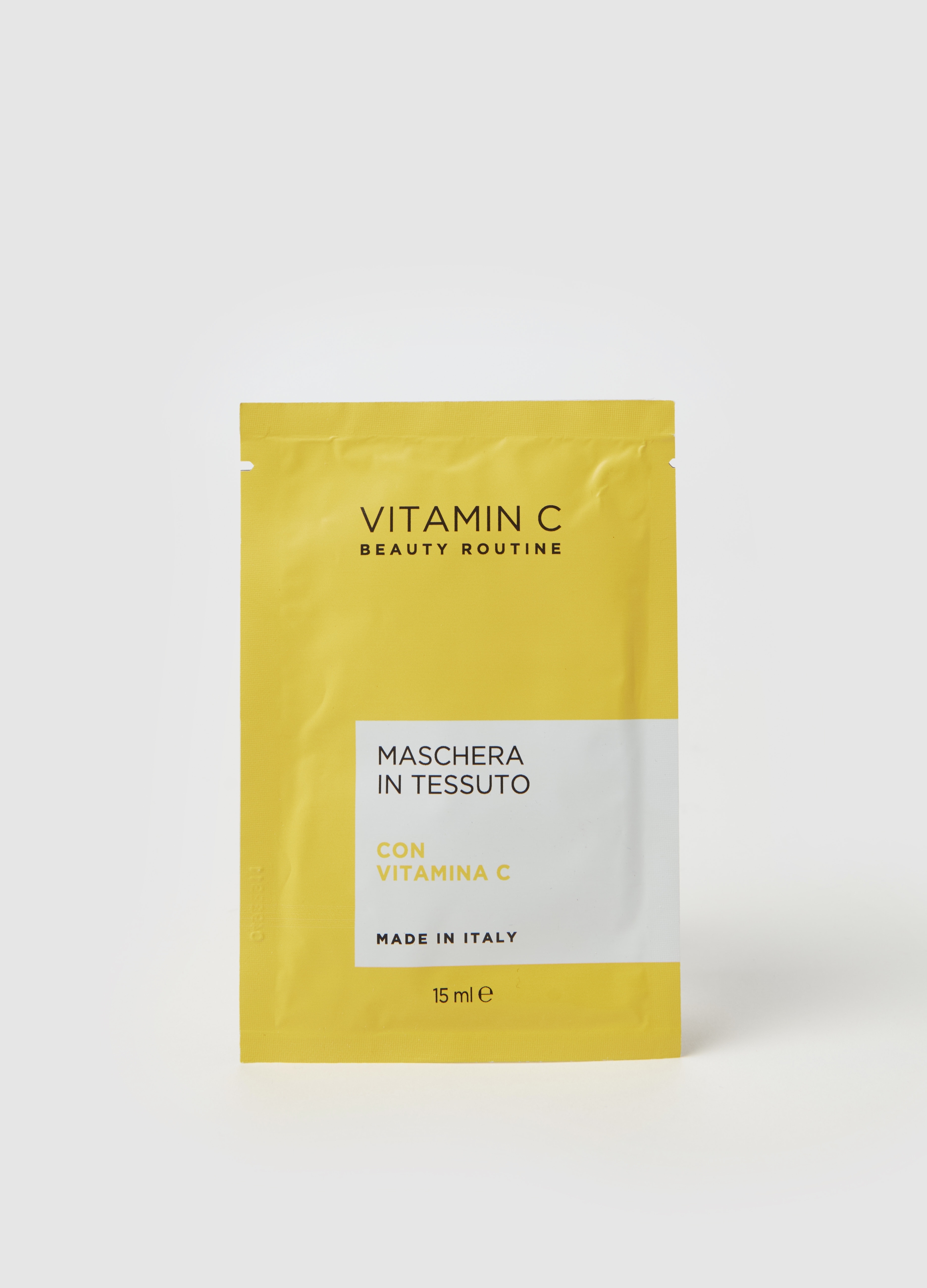 BEAUTY ROUTINE, Maschera Viso Illuminante Beauty Routine Alla Vitamina C, Donna, Giallo, Taglia: FASUL