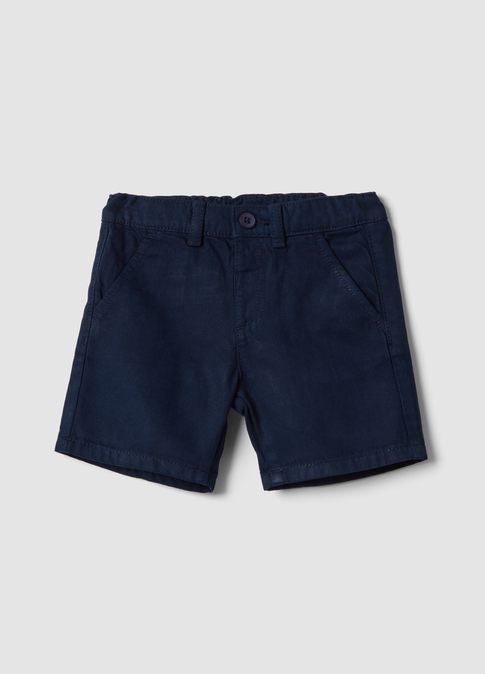 FAGOTTINO, Shorts En Azul De Algodón Puro Para Niños Ajuste Regular, Niño, Azul oscuro, Talla: 30-36