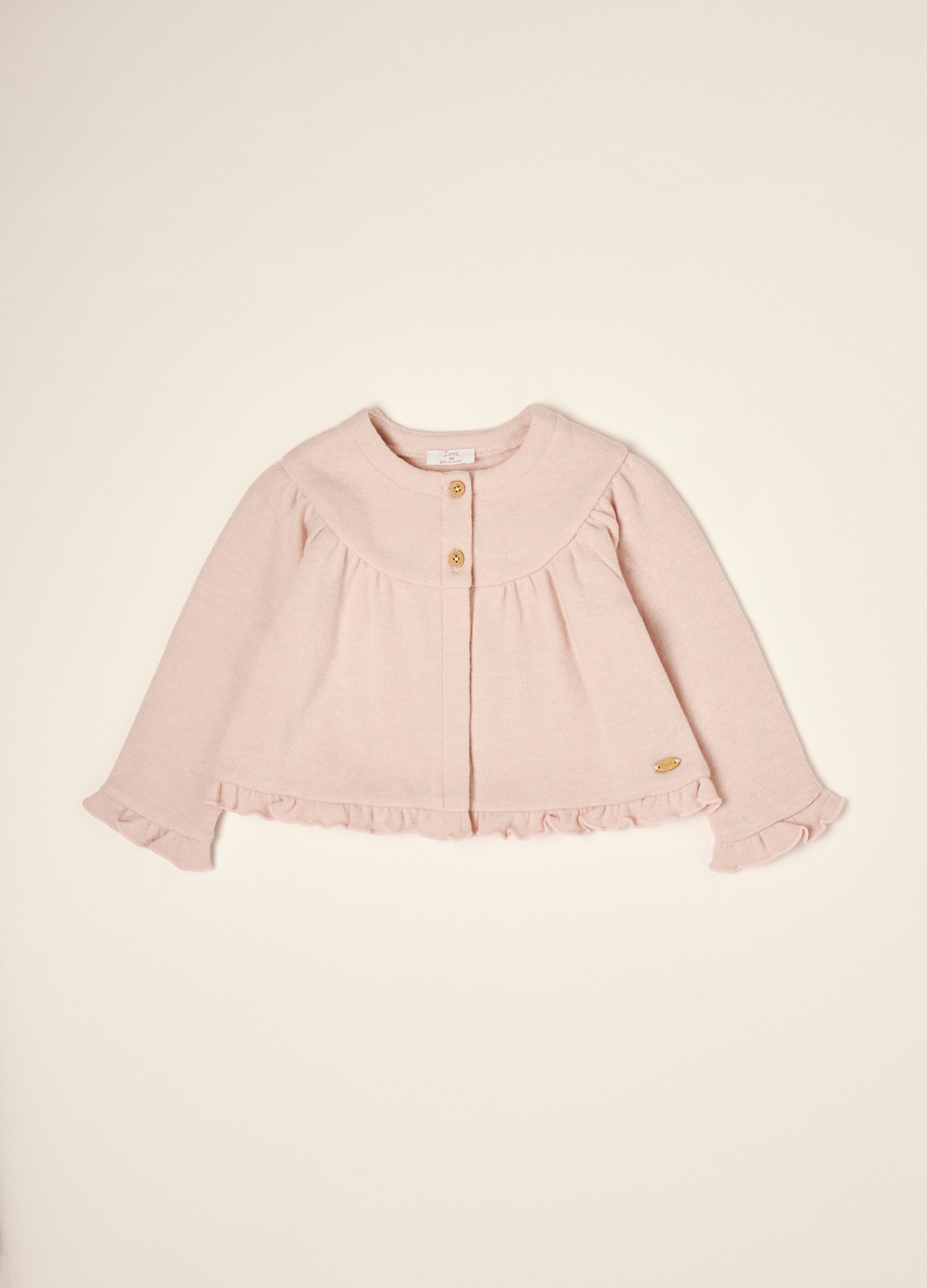 IANA, Felpa Rosa In Cotone E Viscosa Elasticizzata Regular Fit, Neonata, Rosa, Taglia: 6