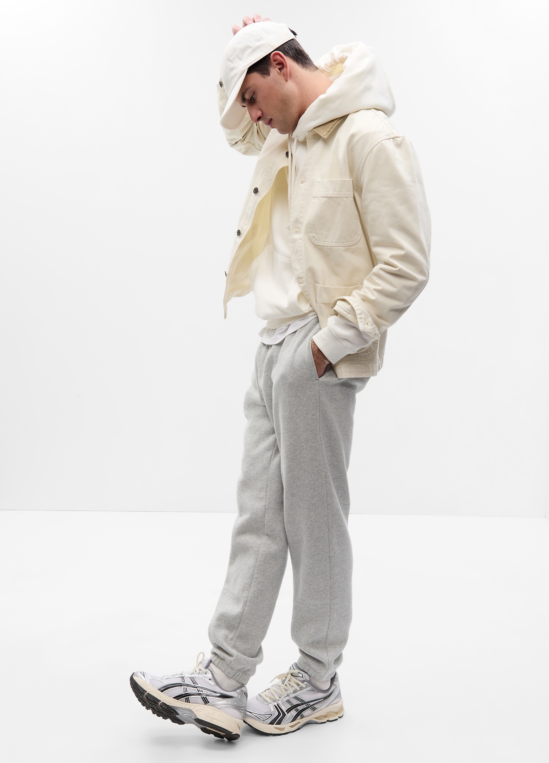 GAP, Joggers In Felpa, Uomo, Grigio, Taglia: XS