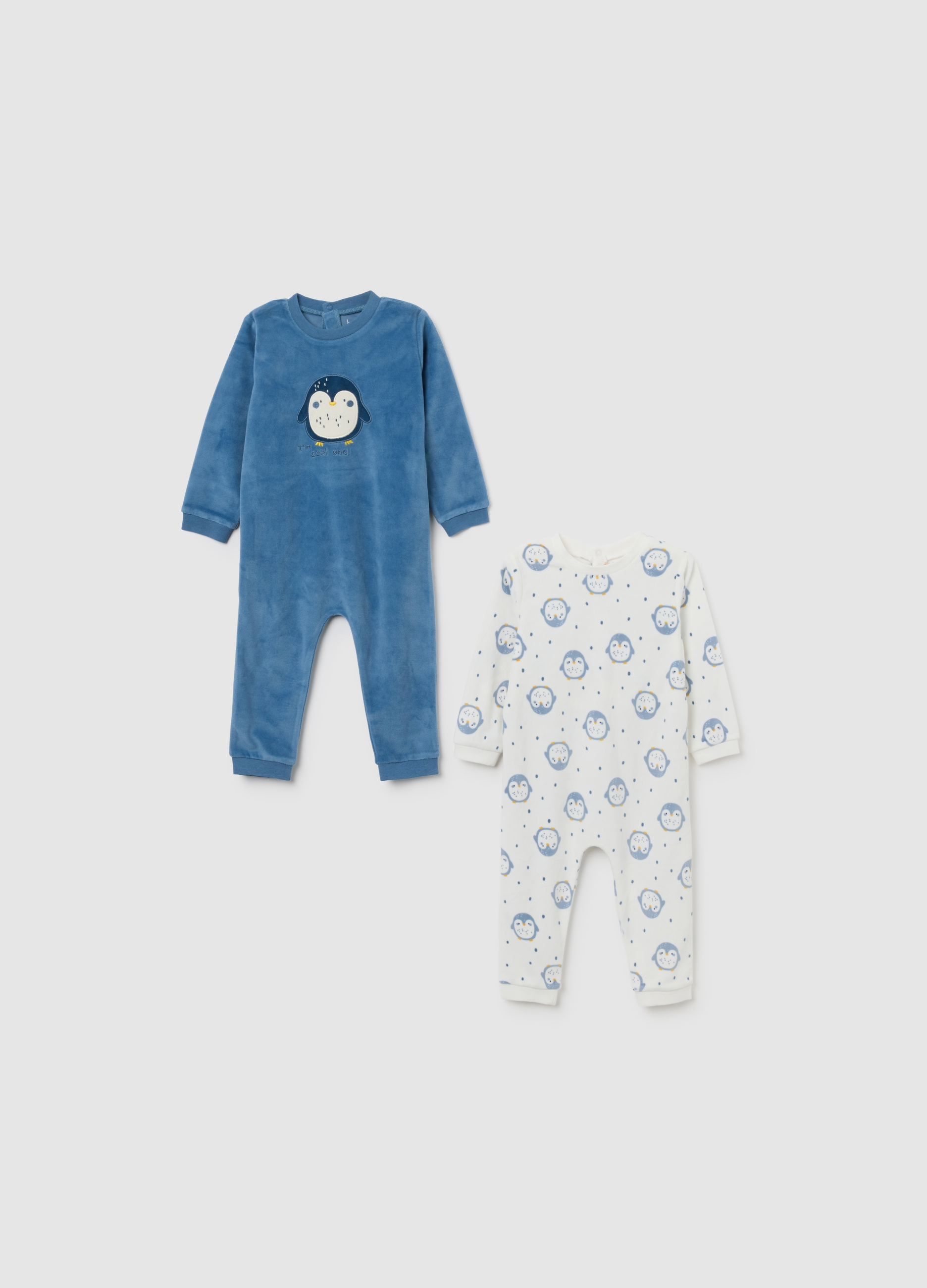 FAGOTTINO, Bipack Tutine Multicolor Da Neonato Con Stampe E Maniche Lunghe, Bambino, Multicolor, Taglia: 18-24