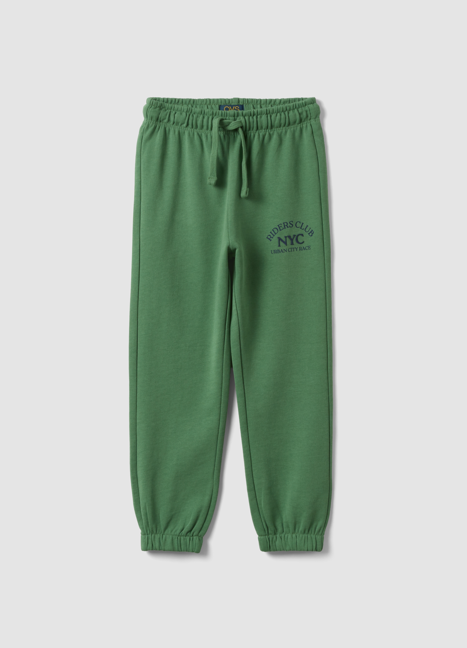 OVS KIDS, Pantalones Verdes De Pura Lana Para Niños De Ajuste Regular, Niño, Verde hoja, Talla: 6-7