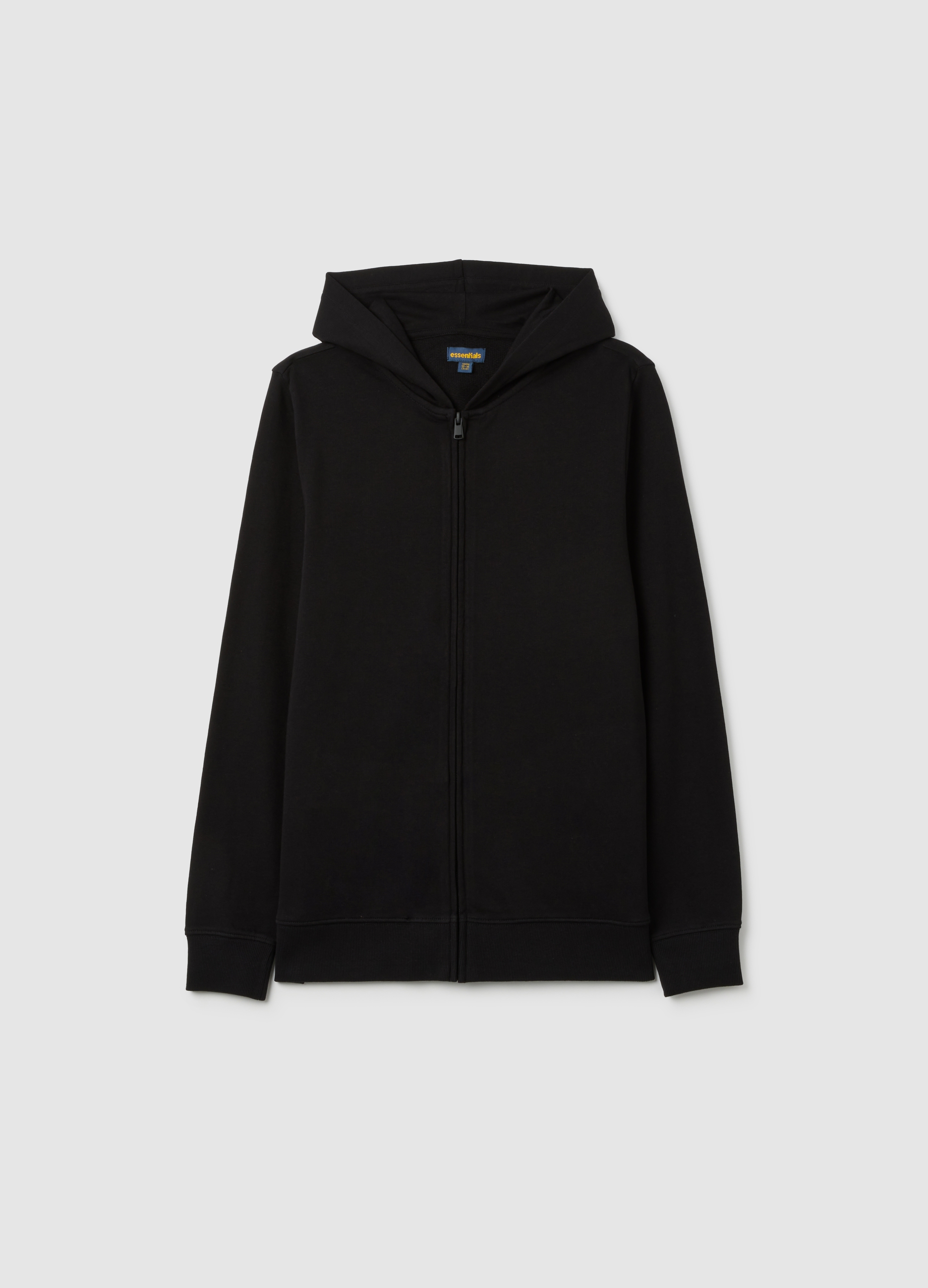 Sudadera Negra Con Capucha Para Niño, Niño, Negro, Talla: 10-11