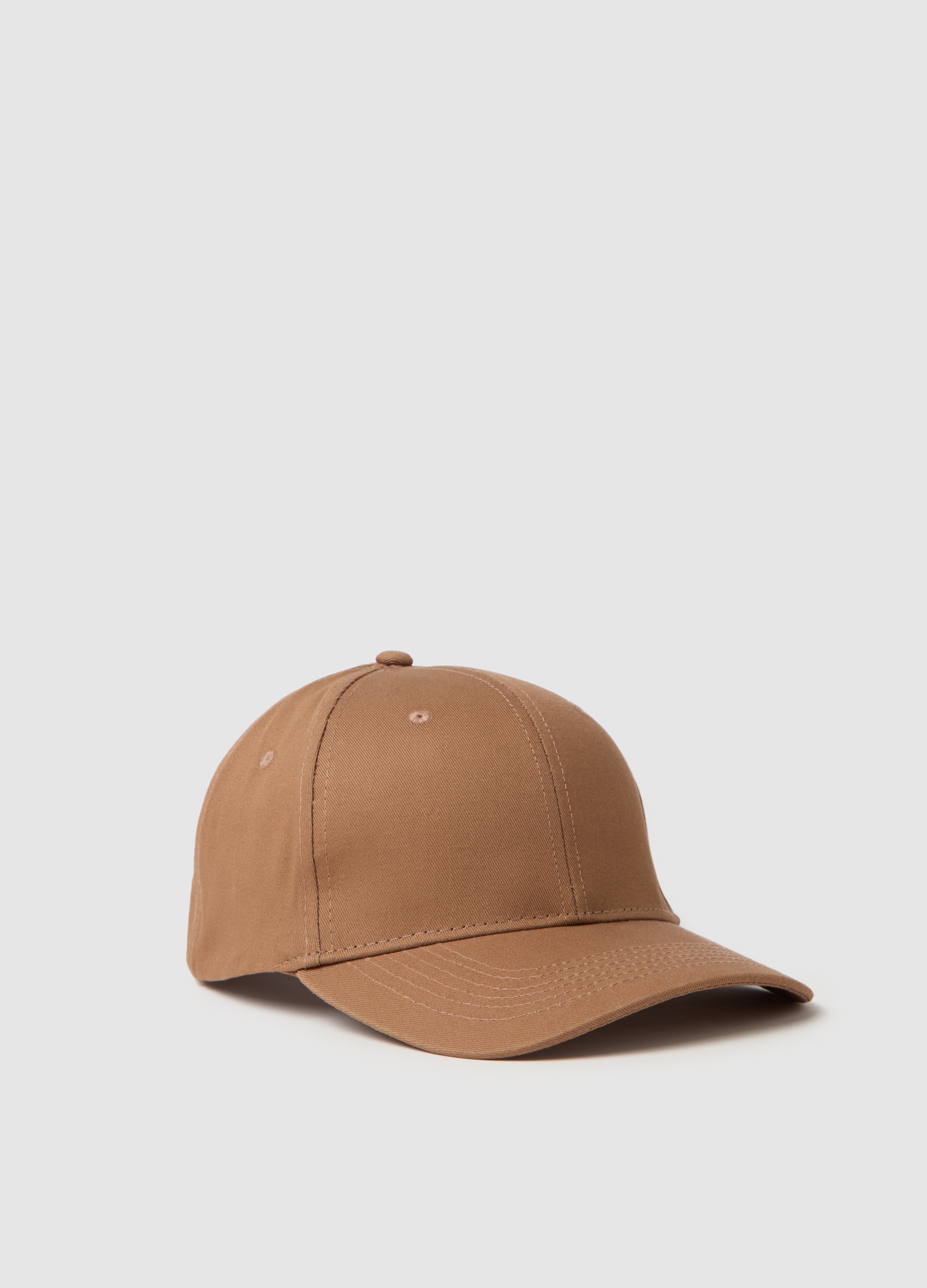 OVS , Cappello Da Baseball In Cotone, Uomo, Marrone, Taglia: ONE SIZE