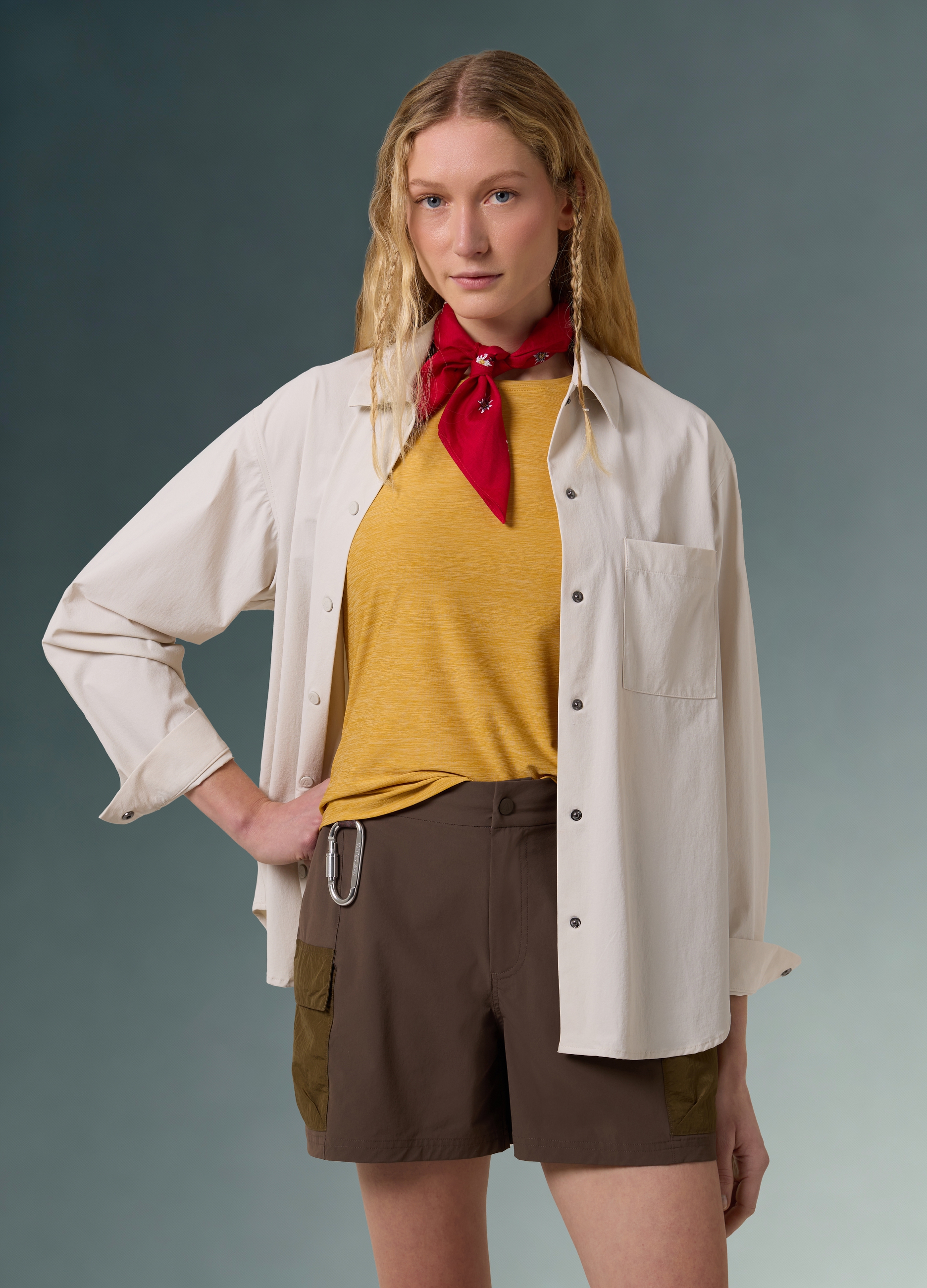 ALTAVIA, Camisa De Viaje Altavia Con Deborah Compagnoni, Mujer, Blanco roto, Talla: 34