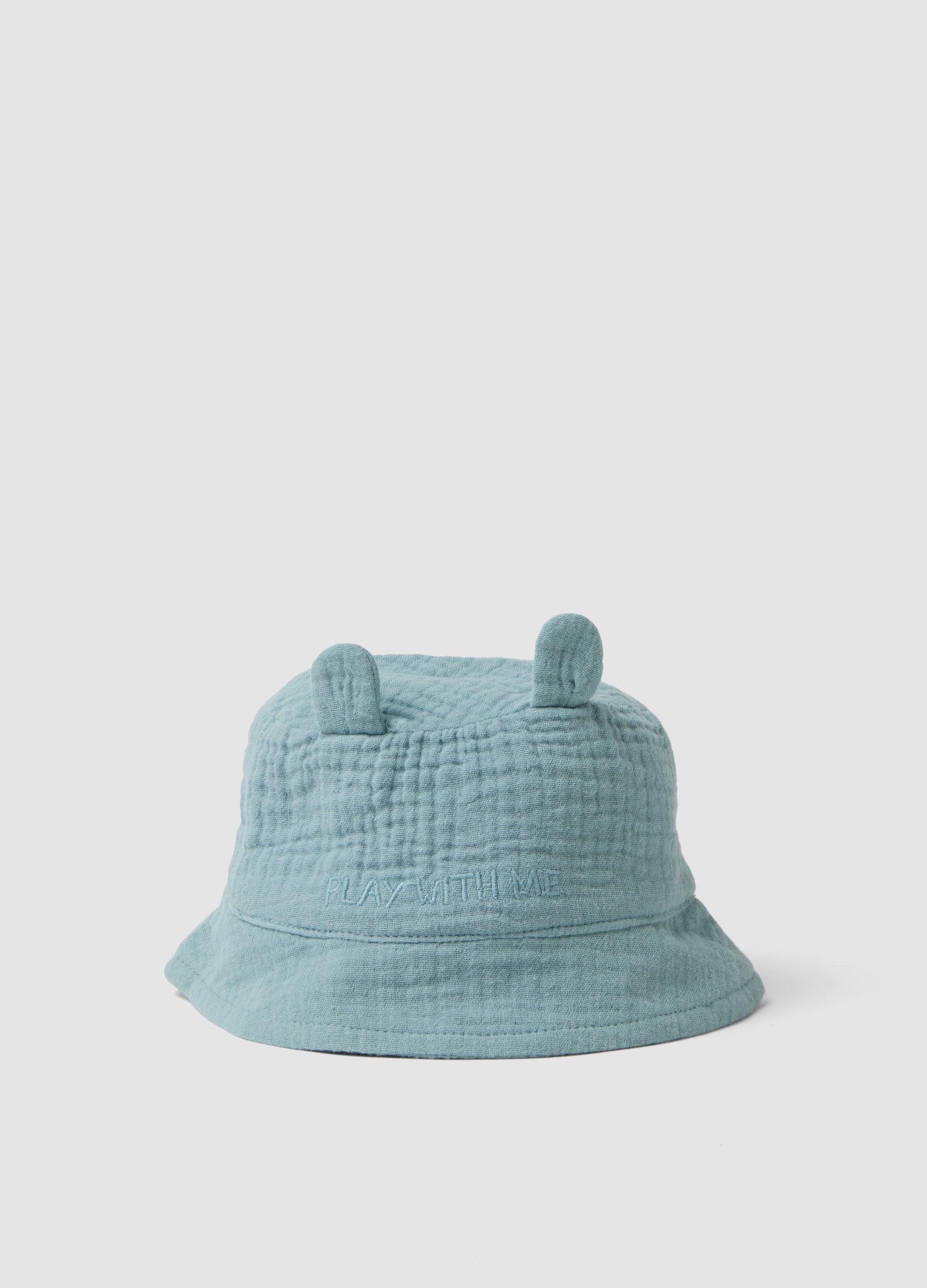 FAGOTTINO, Cappello Azzurro Da Neonato In Puro Cotone, Bebé Niño, Azul Claro, Talla: FASUL