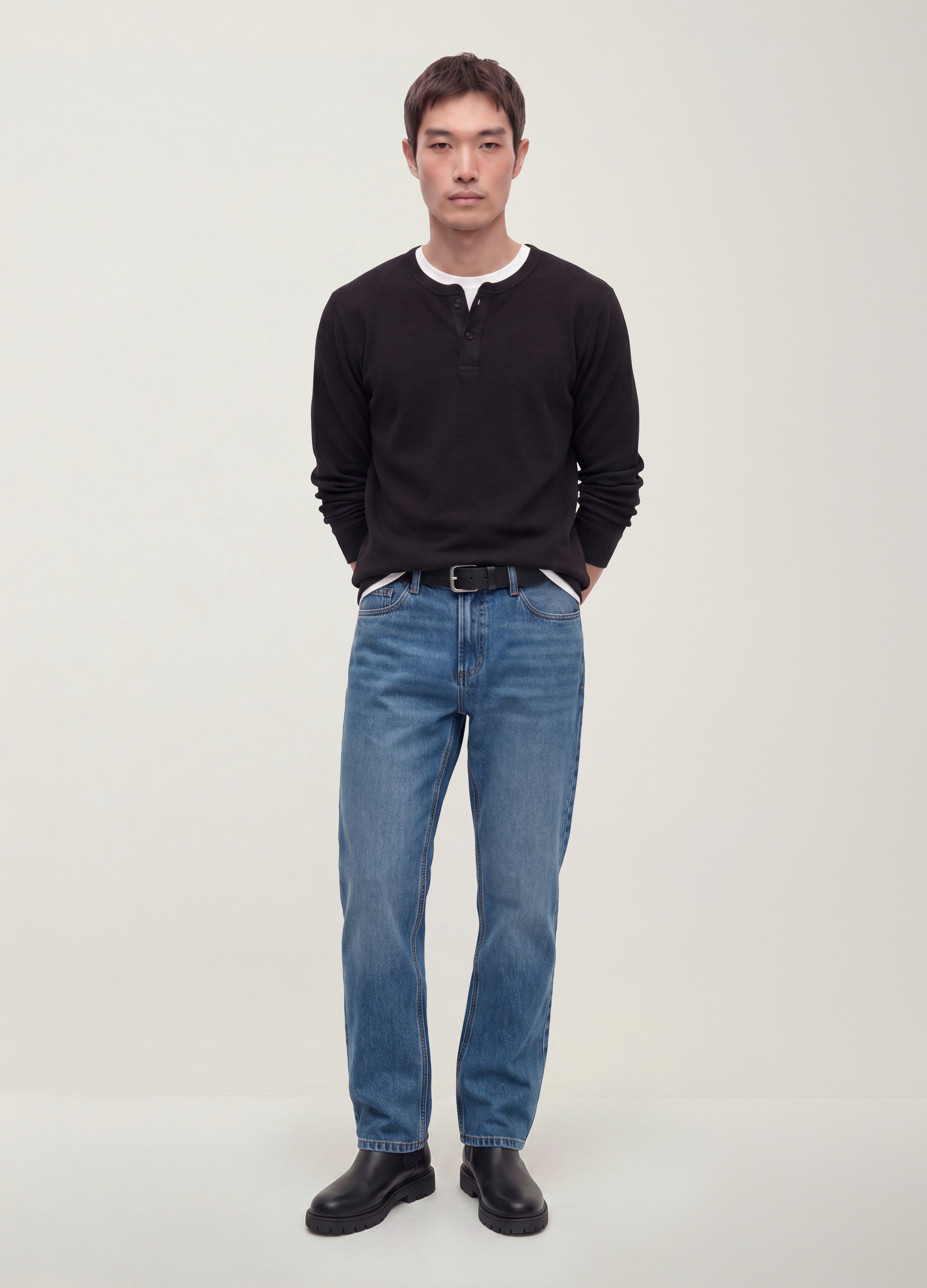 REPUBLIC OF DENIM, Jeans Blu Denim In Puro Cotone Regular Fit, Uomo, Blu, Taglia: 56
