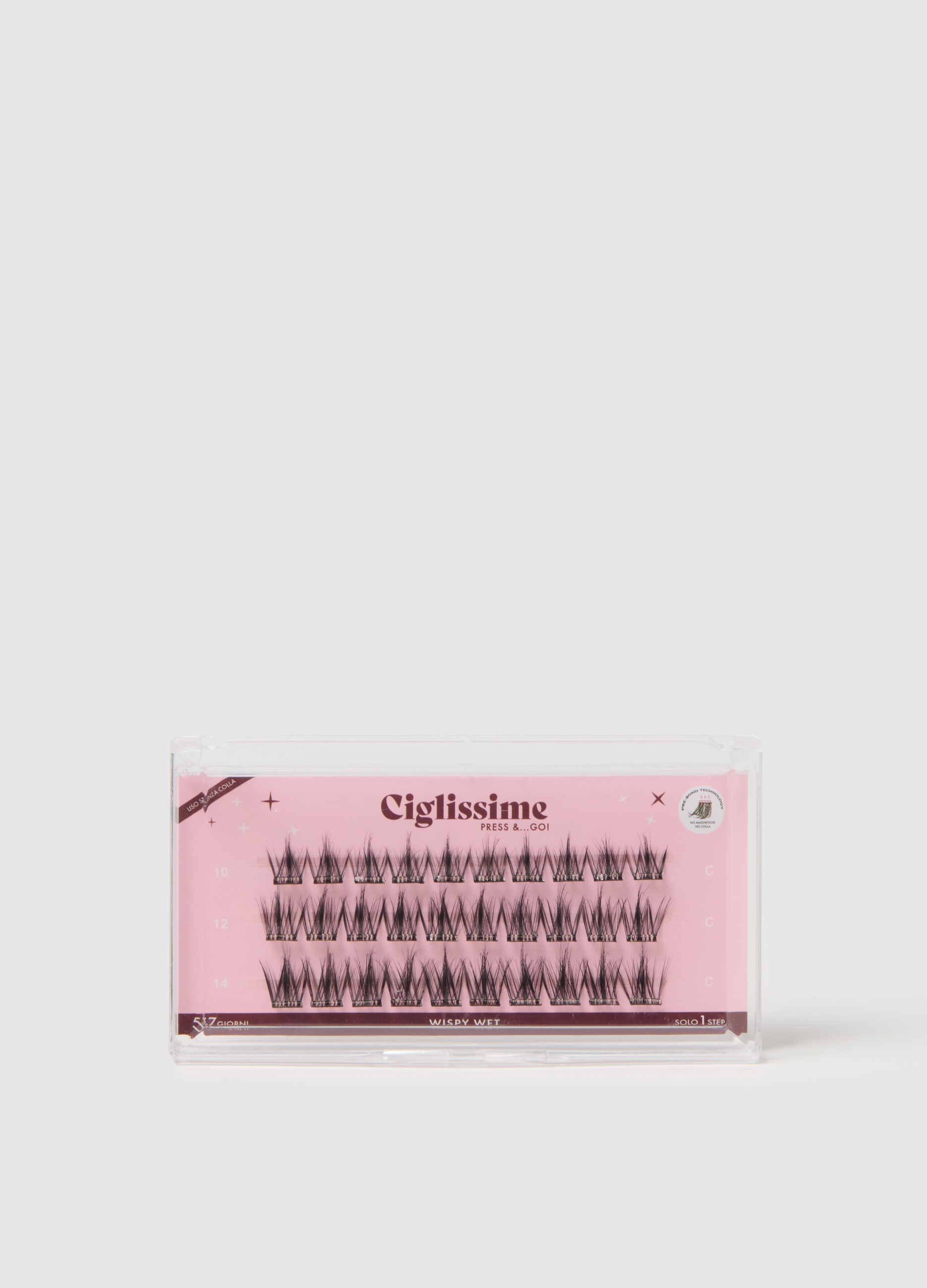 CIGLISSIME, Confezione Di Ciglia Press&go Stile Glamour Black, Donna, , Taglia: FASUL