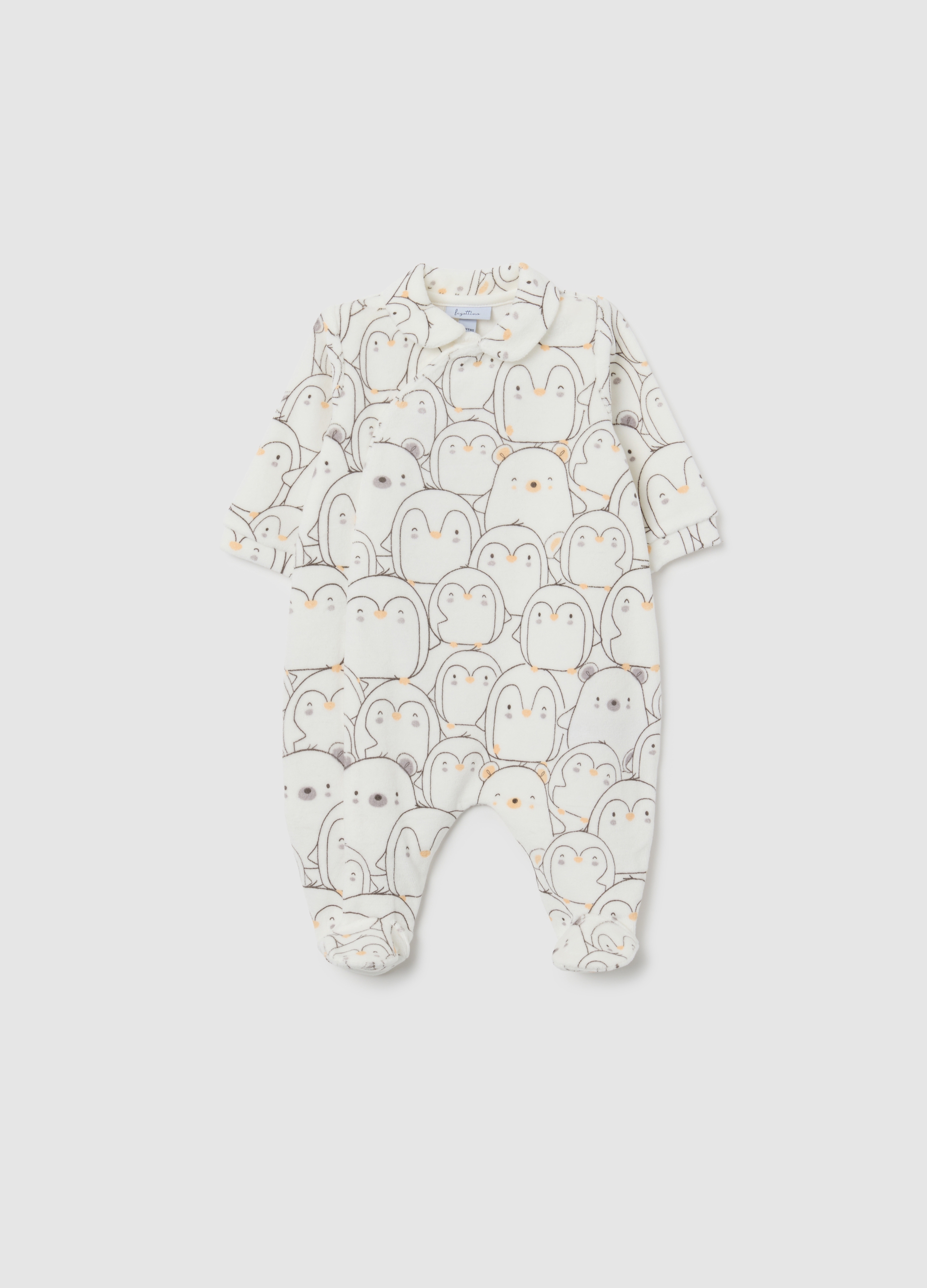 FAGOTTINO, Tutina Da Neonato In Misto Cotone Multicolor Con Stampa, Unisex, Multicolor, Taglia: 1-3